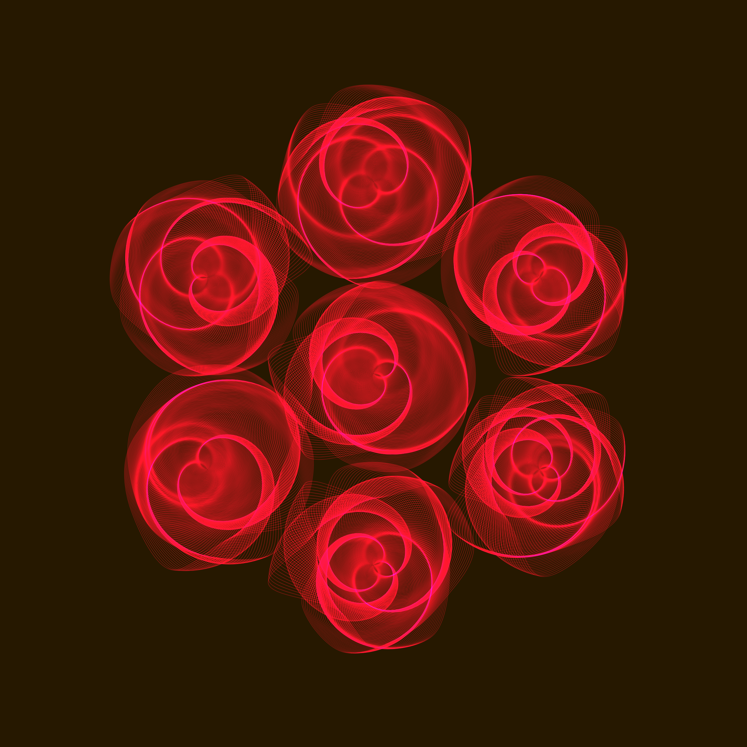 Art Blocks - Art Blocks v2 - Flowers #3318 - NFT # 116003318