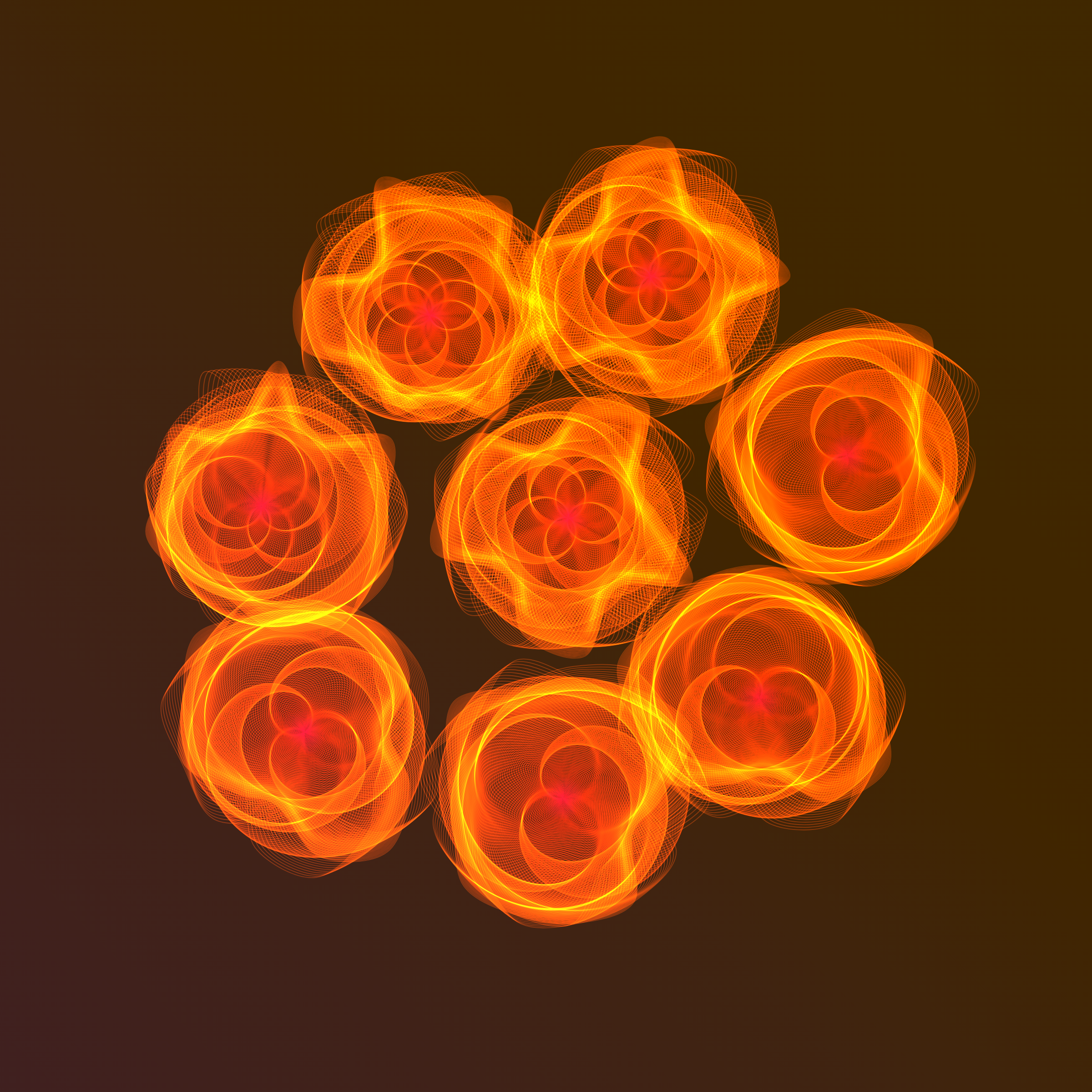 Art Blocks - Art Blocks v2 - Flowers #3332 - NFT # 116003332