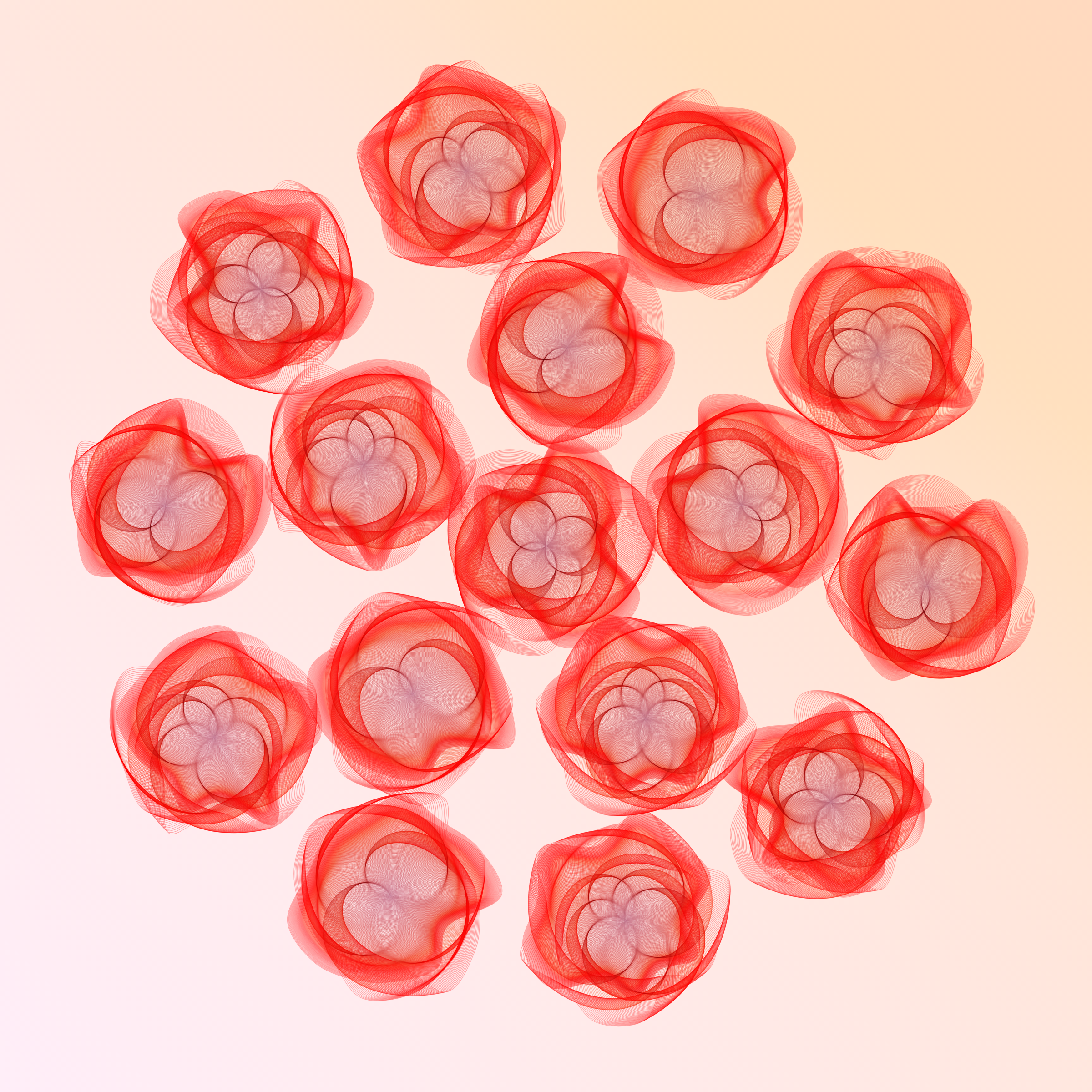 Art Blocks - Art Blocks v2 - Flowers #3334 - NFT # 116003334