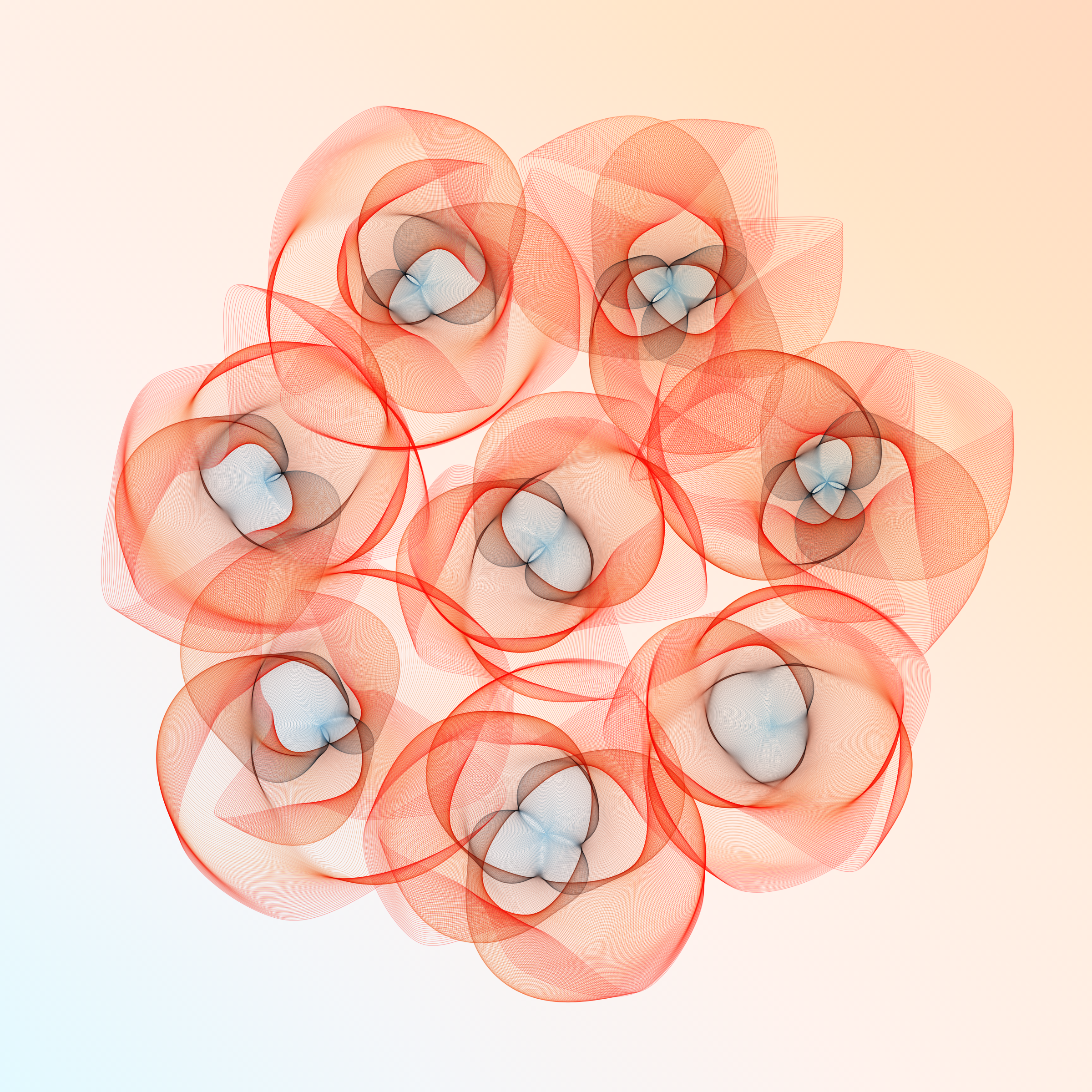 Art Blocks - Art Blocks v2 - Flowers #3338 - NFT # 116003338