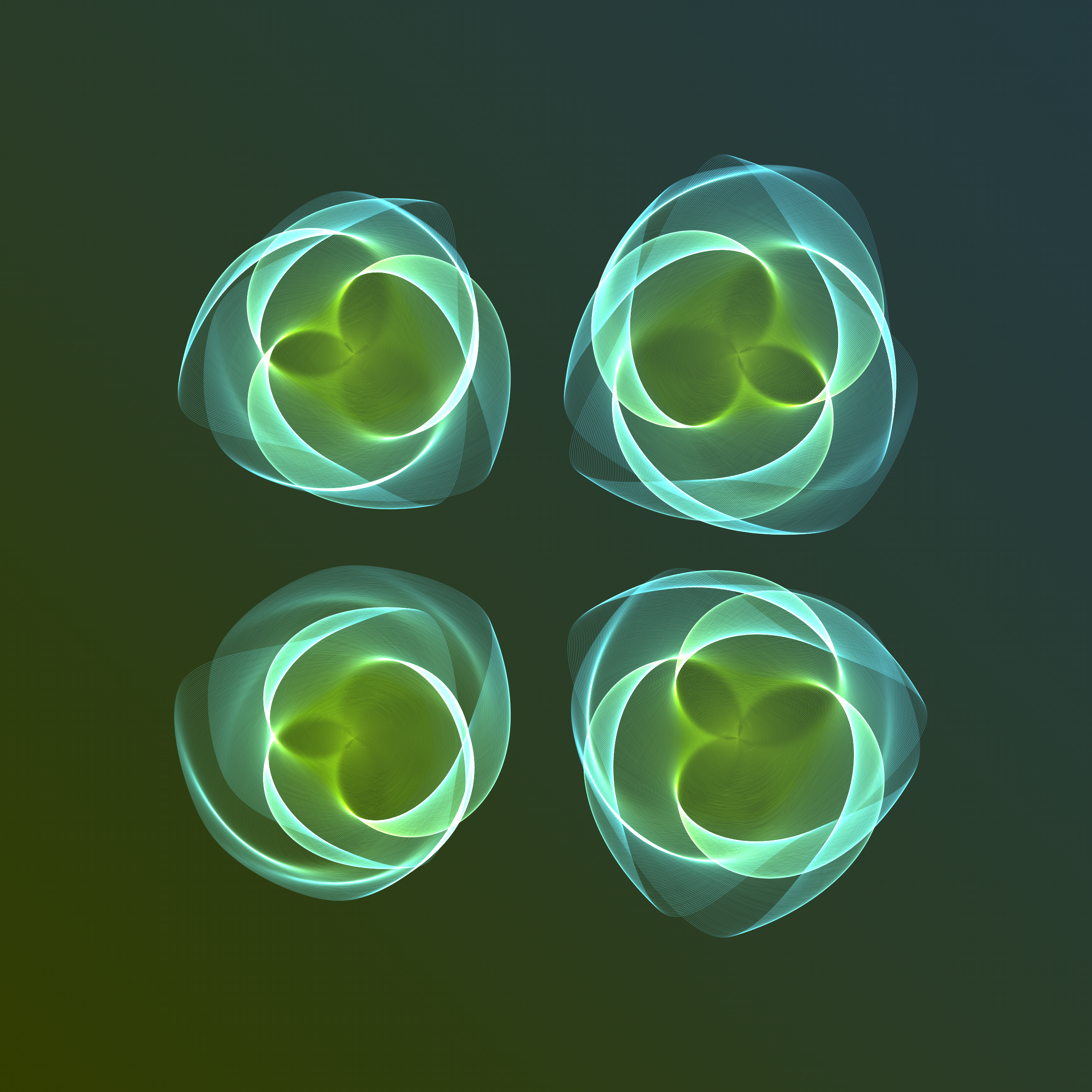 Art Blocks - Art Blocks v2 - Flowers #3345 - NFT # 116003345