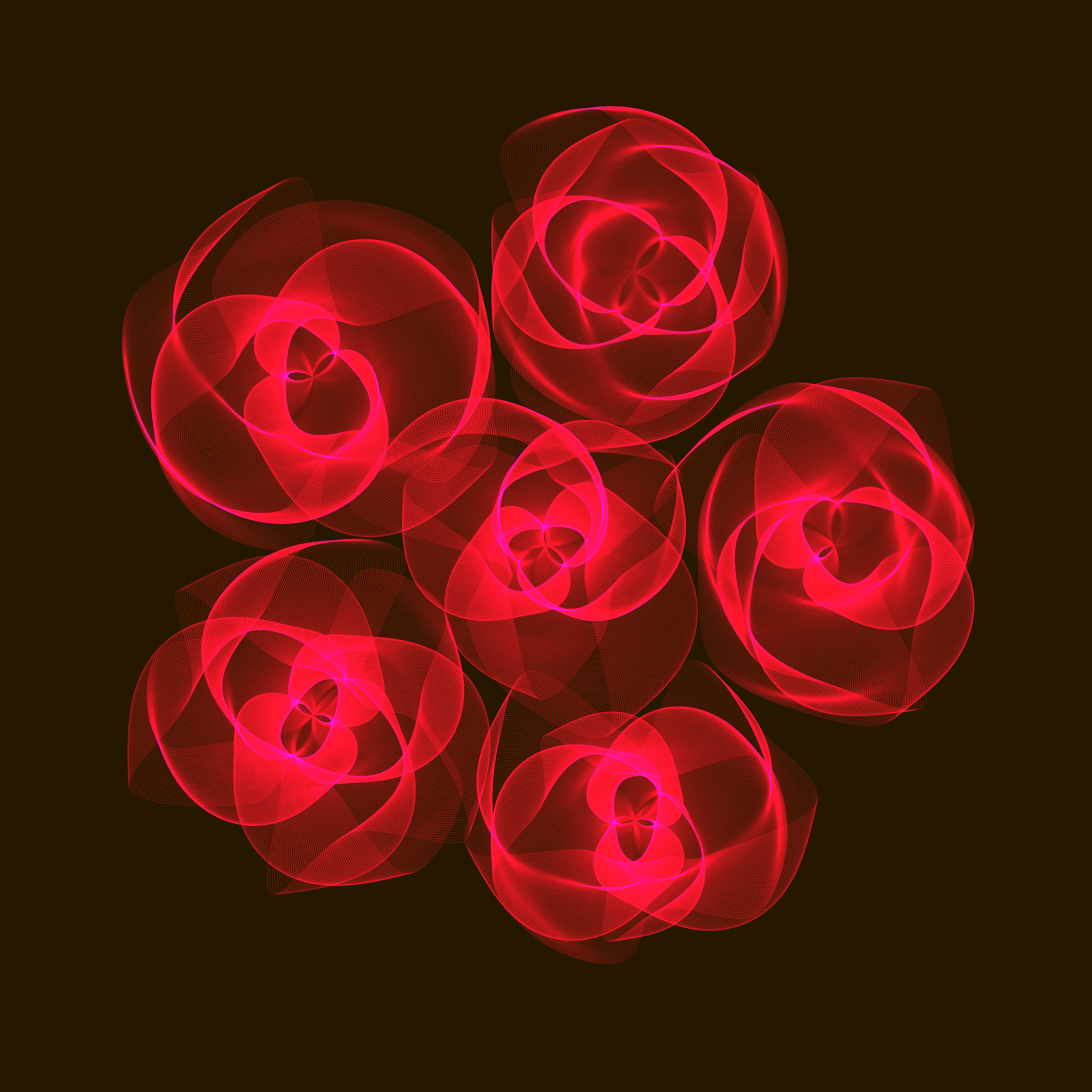 Art Blocks - Art Blocks v2 - Flowers #3353 - NFT # 116003353