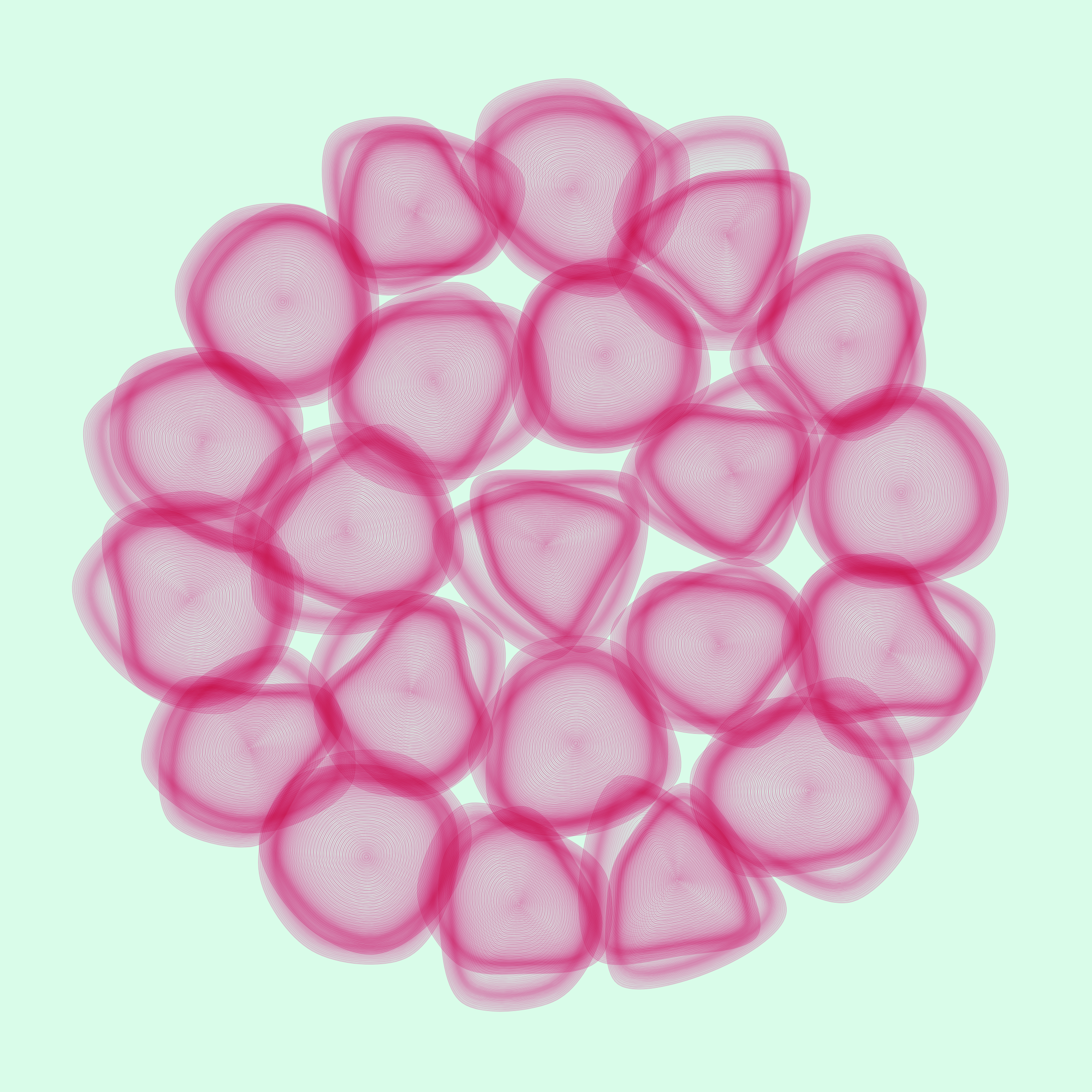 Art Blocks - Art Blocks v2 - Flowers #3355 - NFT # 116003355