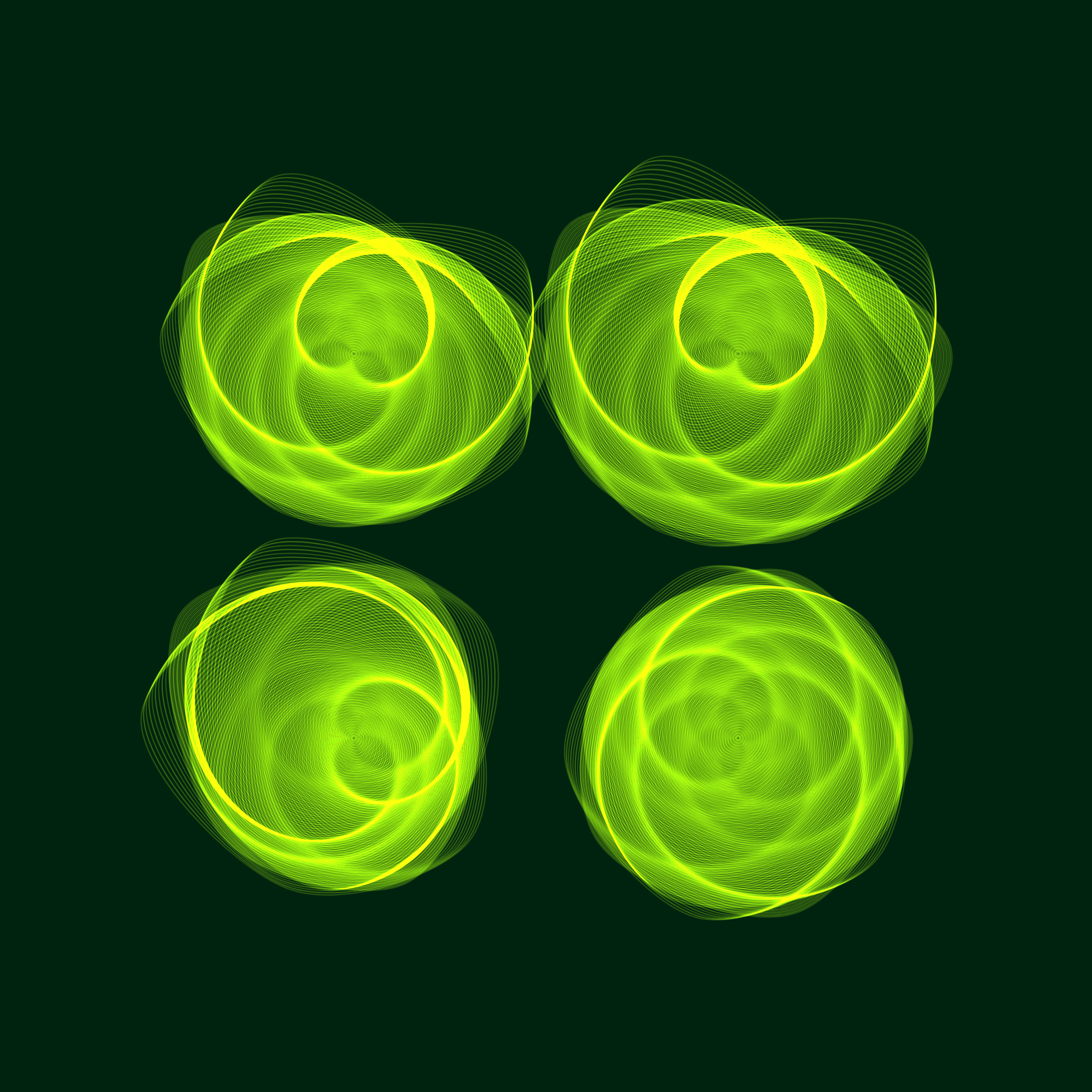 Art Blocks - Art Blocks v2 - Flowers #3357 - NFT # 116003357