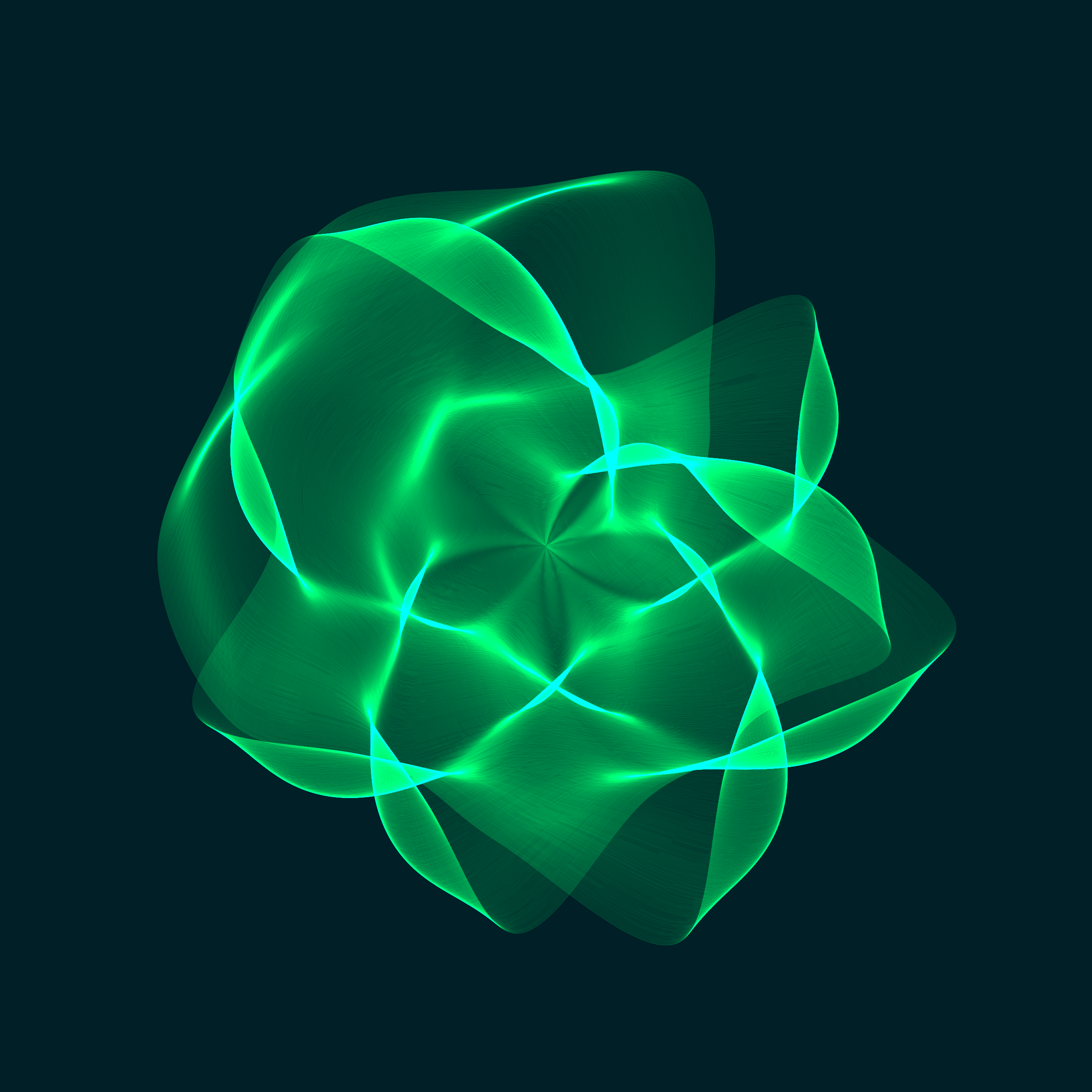 Art Blocks - Art Blocks v2 - Flowers #3366 - NFT # 116003366