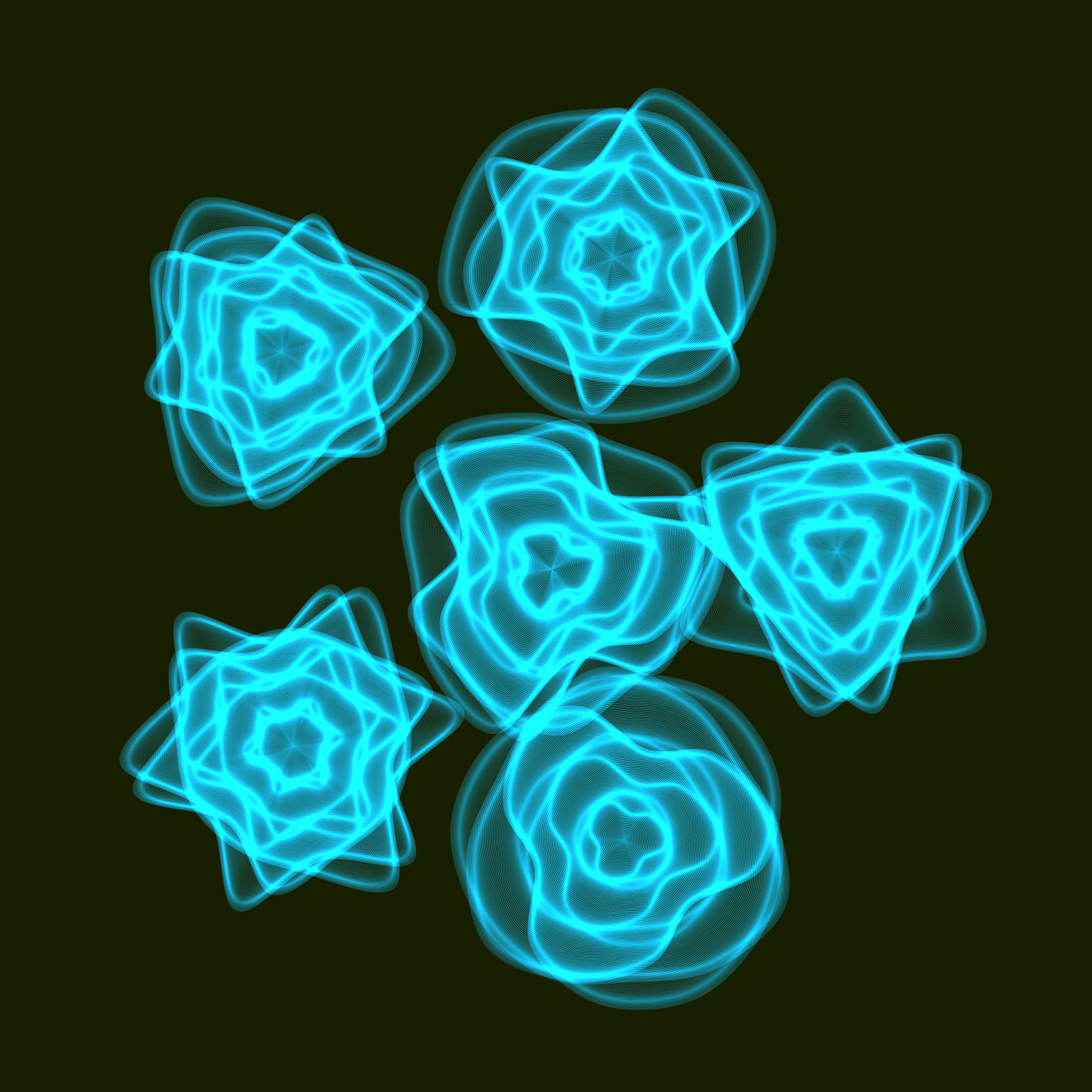 Art Blocks - Art Blocks v2 - Flowers #3368 - NFT # 116003368