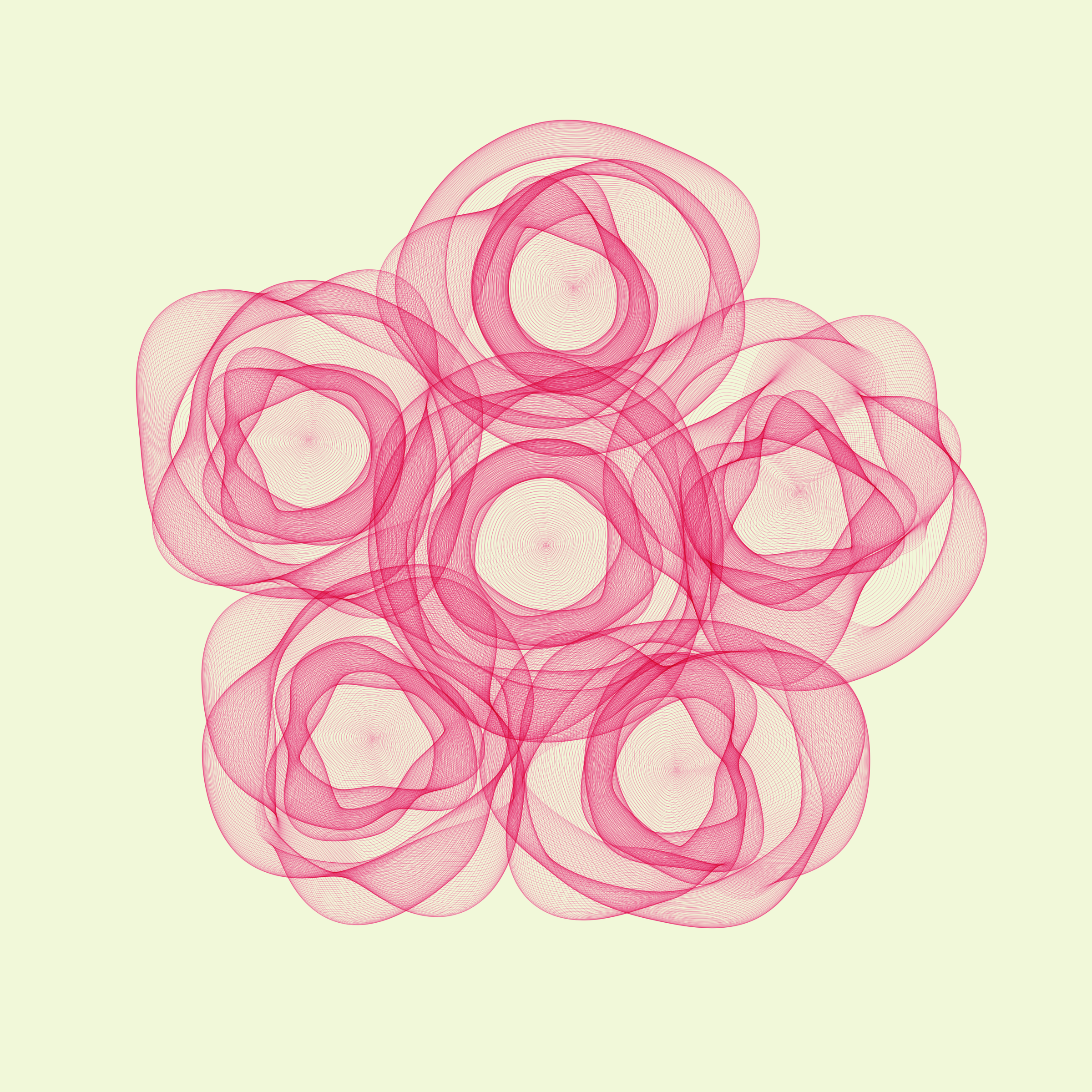 Art Blocks - Art Blocks v2 - Flowers #3372 - NFT # 116003372