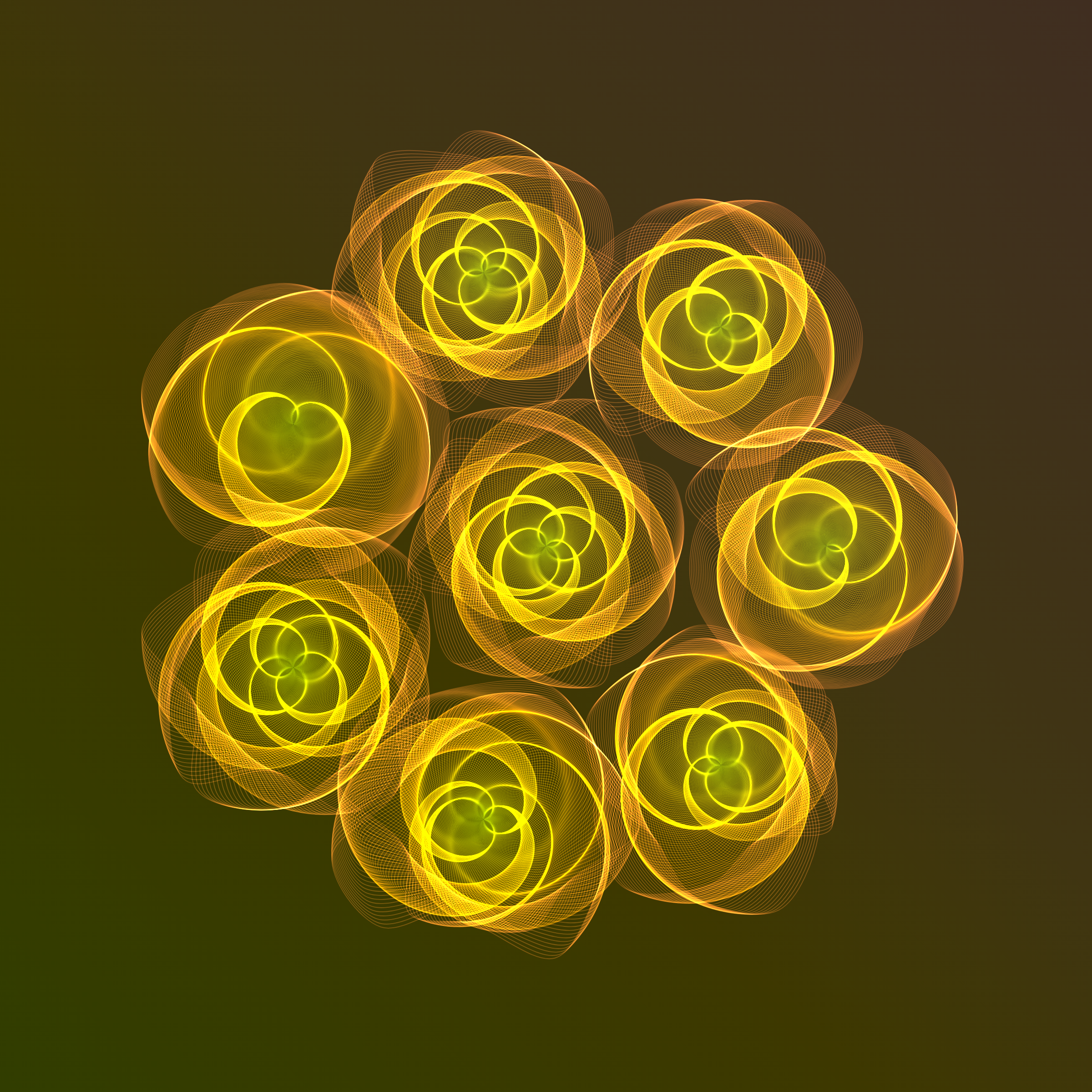 Art Blocks - Art Blocks v2 - Flowers #3376 - NFT # 116003376