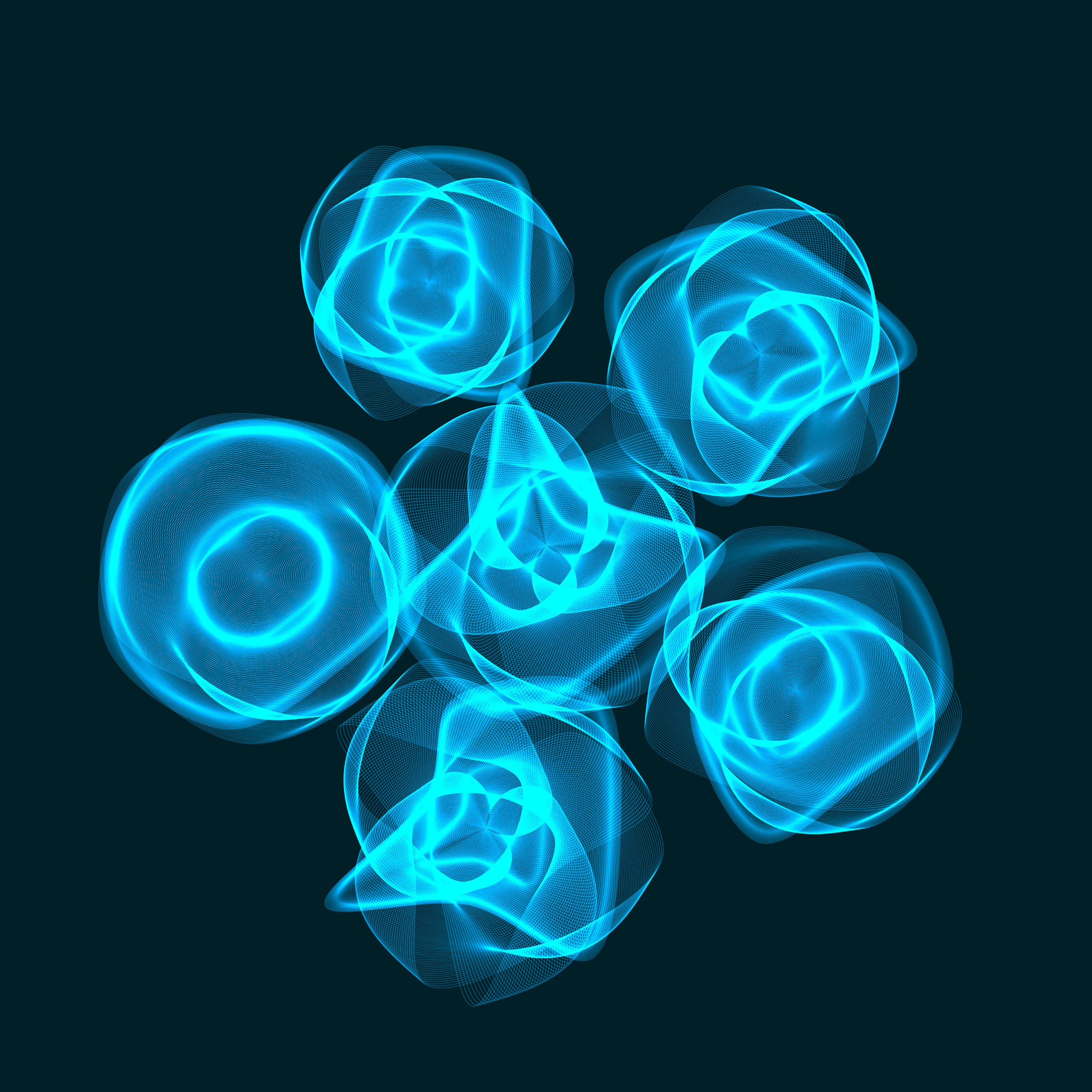 Art Blocks - Art Blocks v2 - Flowers #3377 - NFT # 116003377