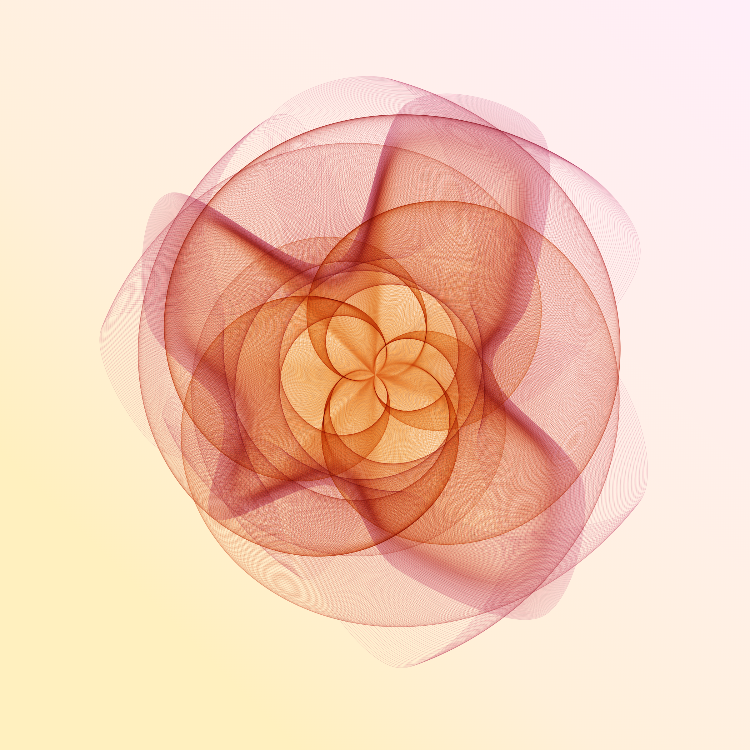 Art Blocks - Art Blocks v2 - Flowers #3381 - NFT # 116003381