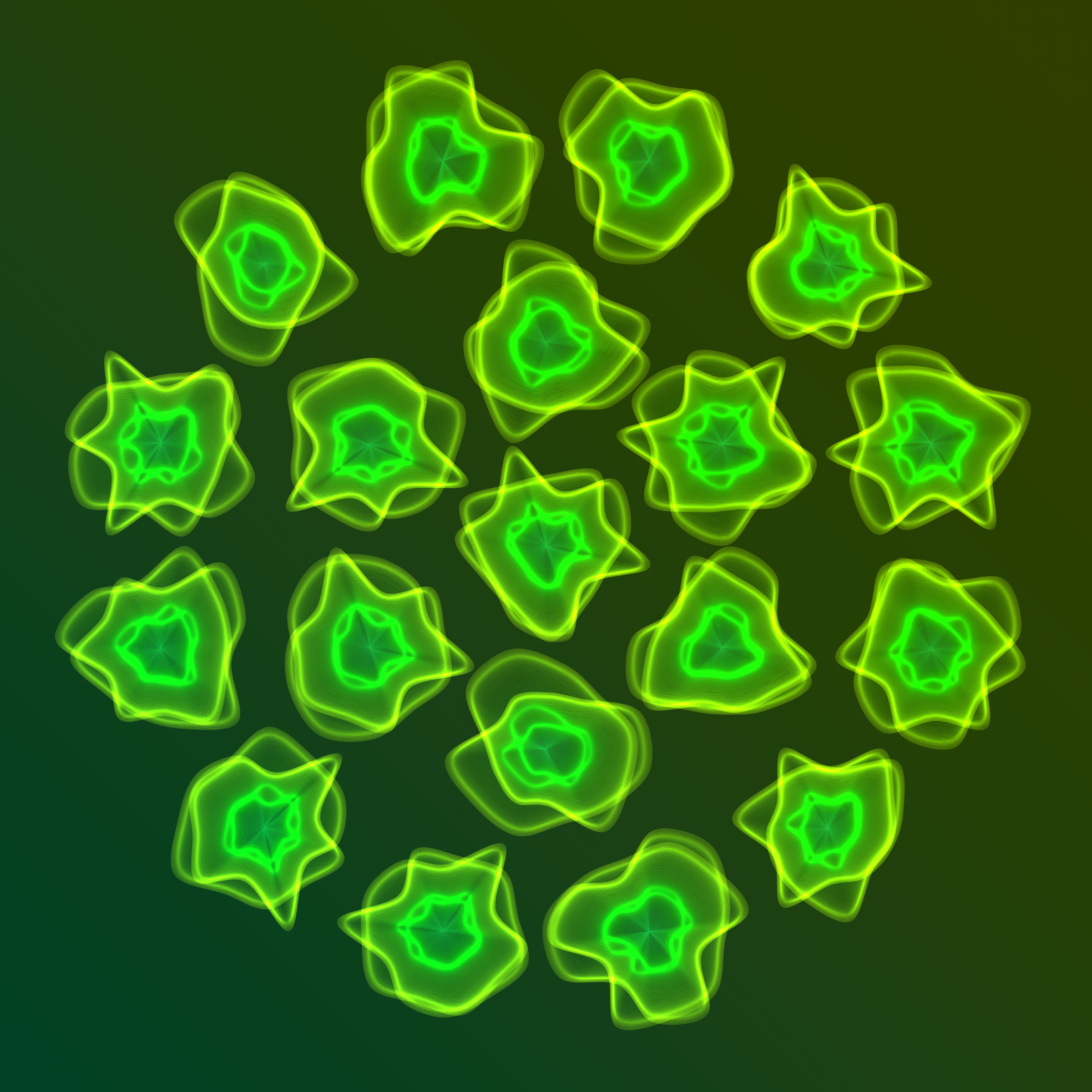 Art Blocks - Art Blocks v2 - Flowers #3388 - NFT # 116003388