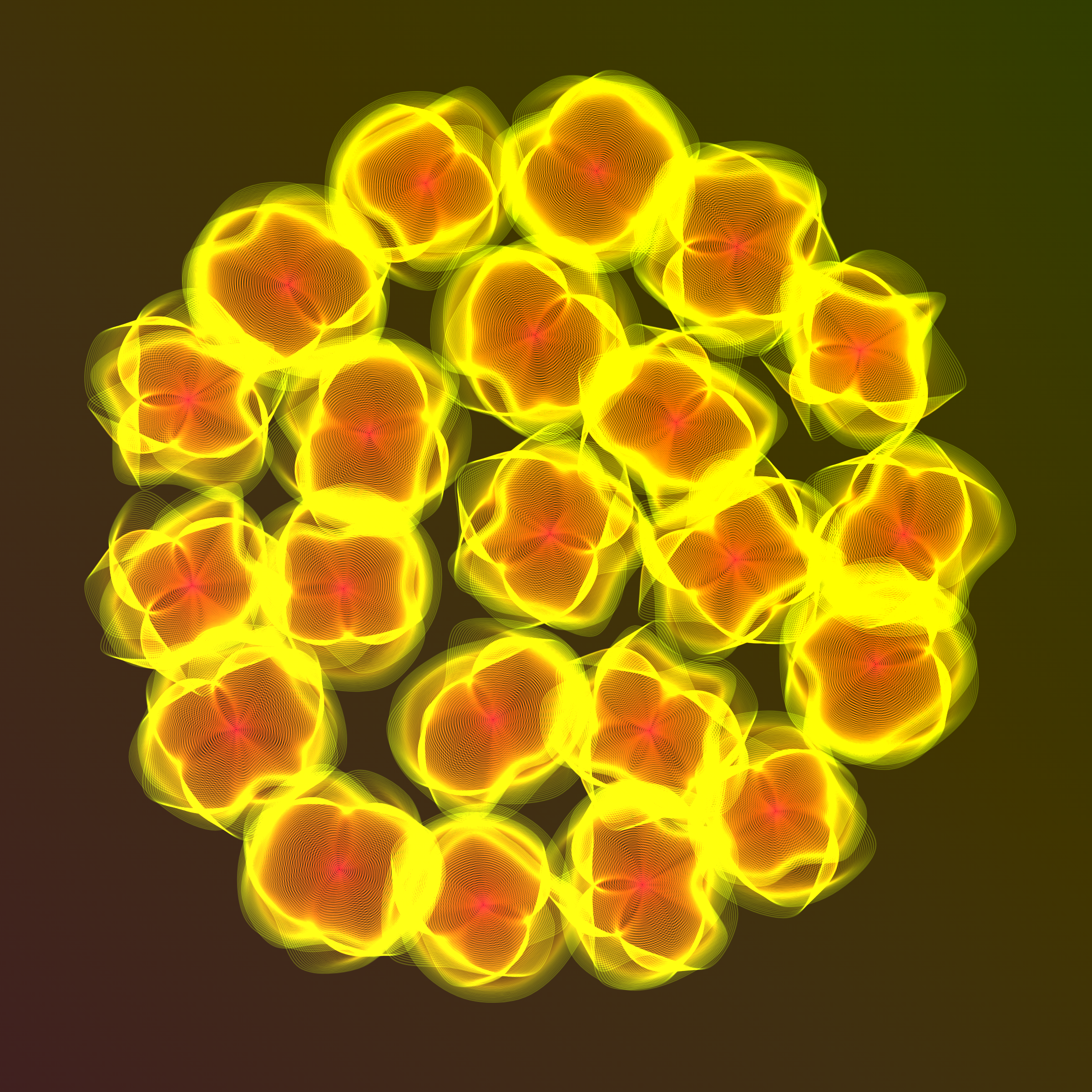 Art Blocks - Art Blocks v2 - Flowers #3391 - NFT # 116003391