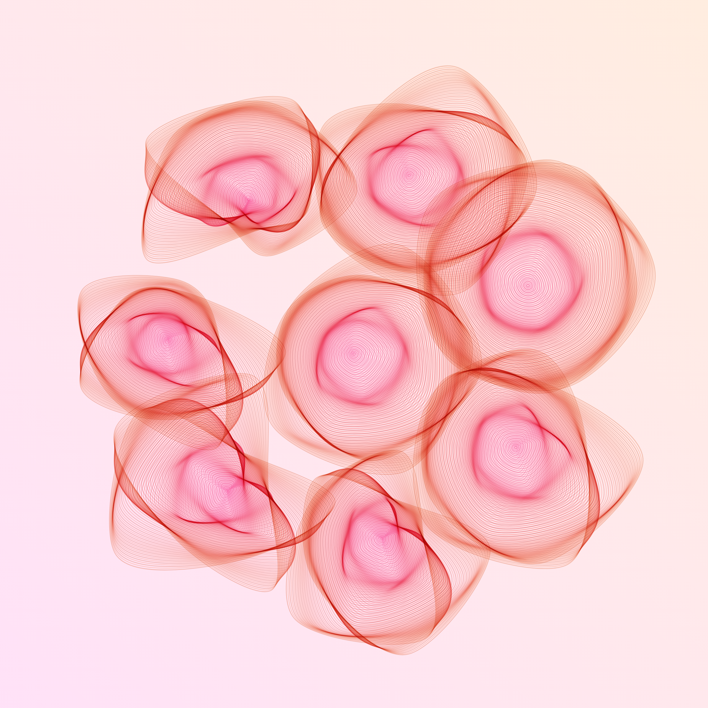 Art Blocks - Art Blocks v2 - Flowers #3392 - NFT # 116003392