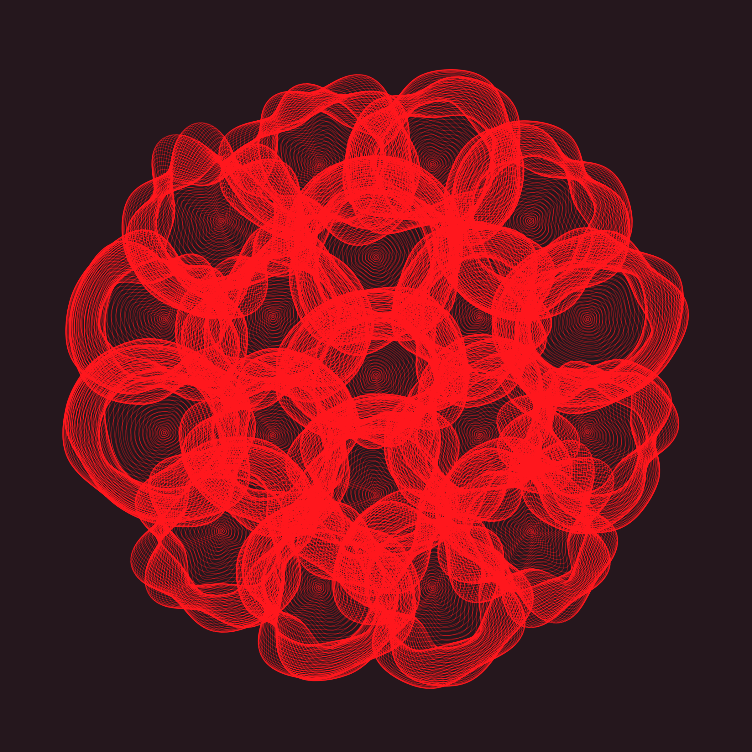 Art Blocks - Art Blocks v2 - Flowers #3393 - NFT # 116003393