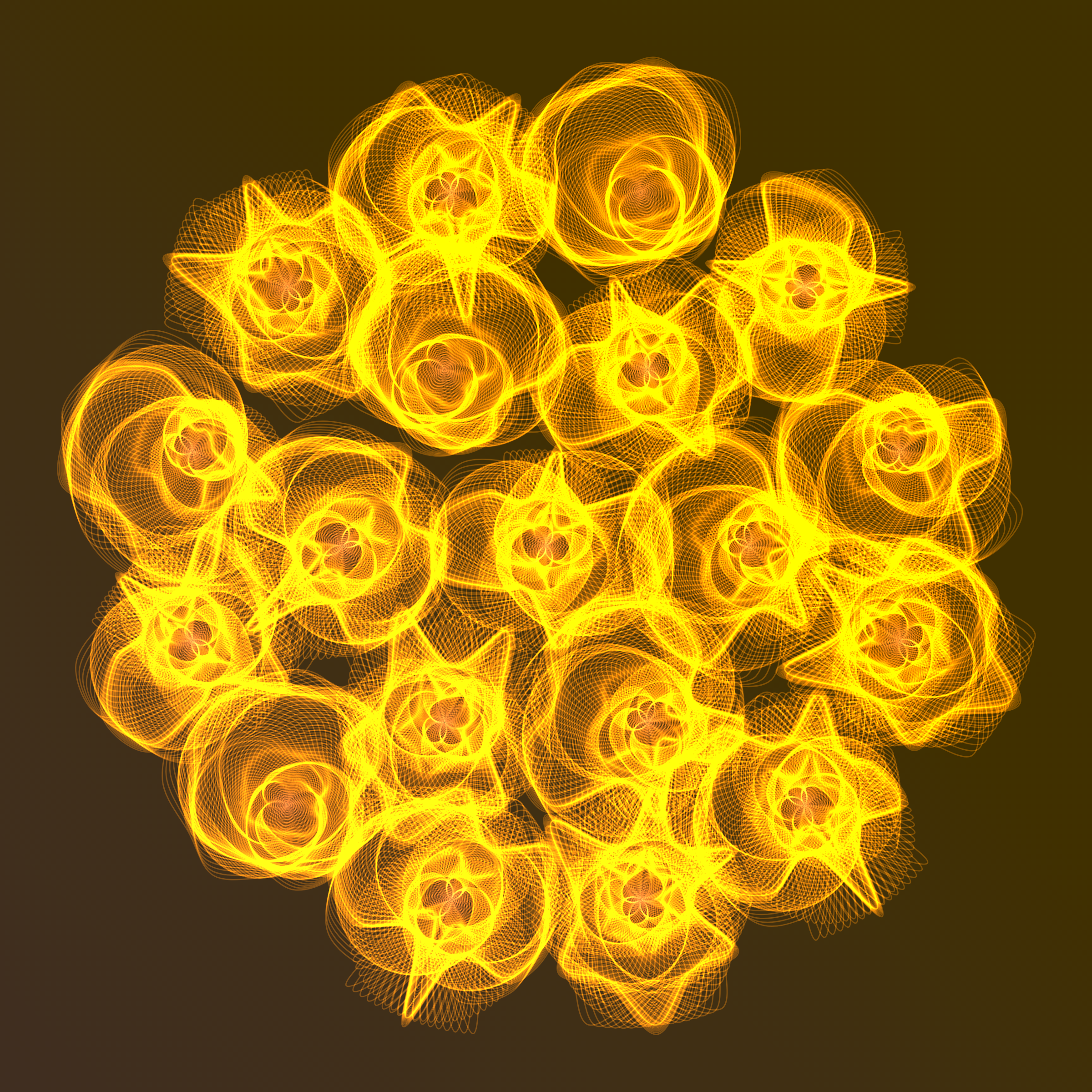 Art Blocks - Art Blocks v2 - Flowers #3399 - NFT # 116003399