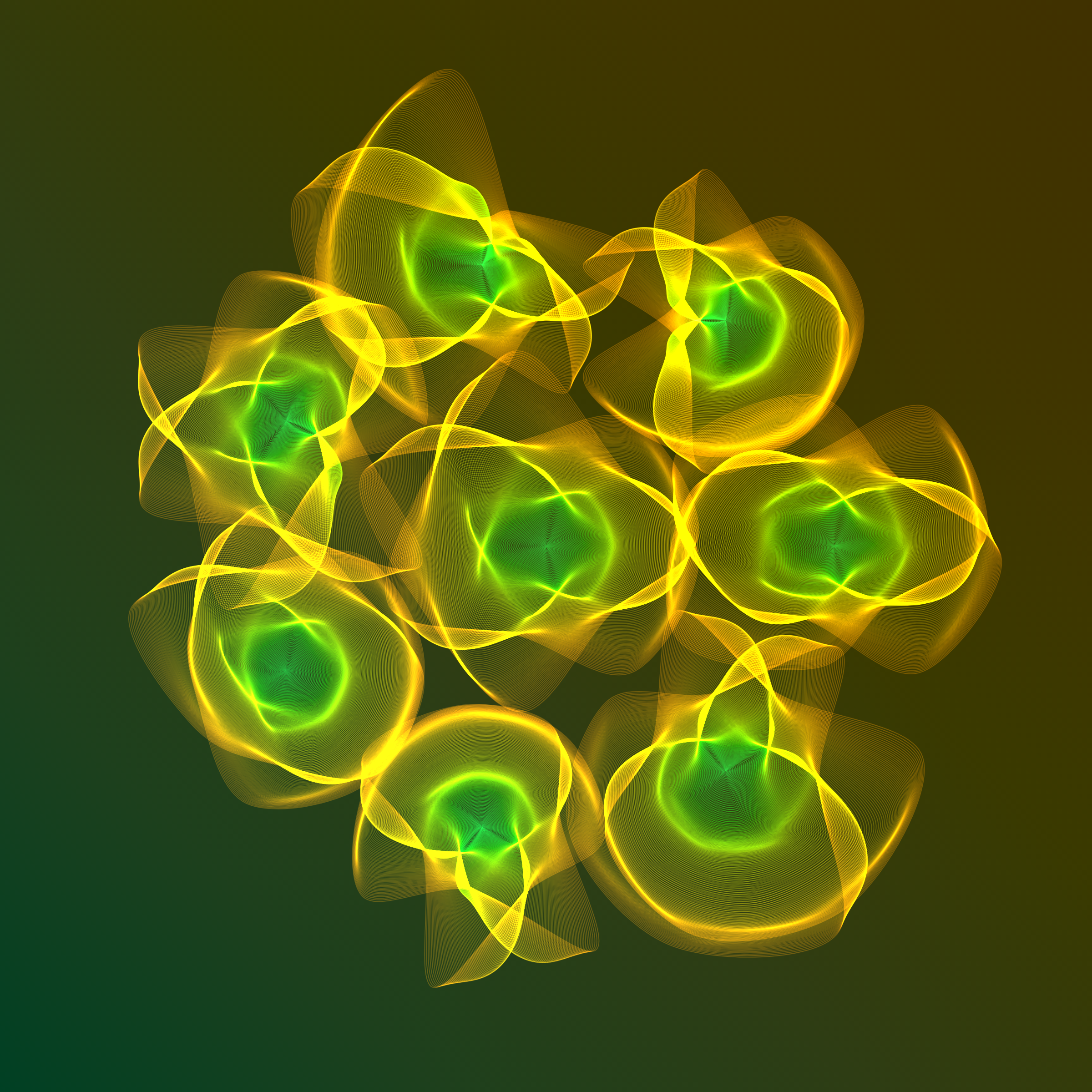 Art Blocks - Art Blocks v2 - Flowers #3408 - NFT # 116003408