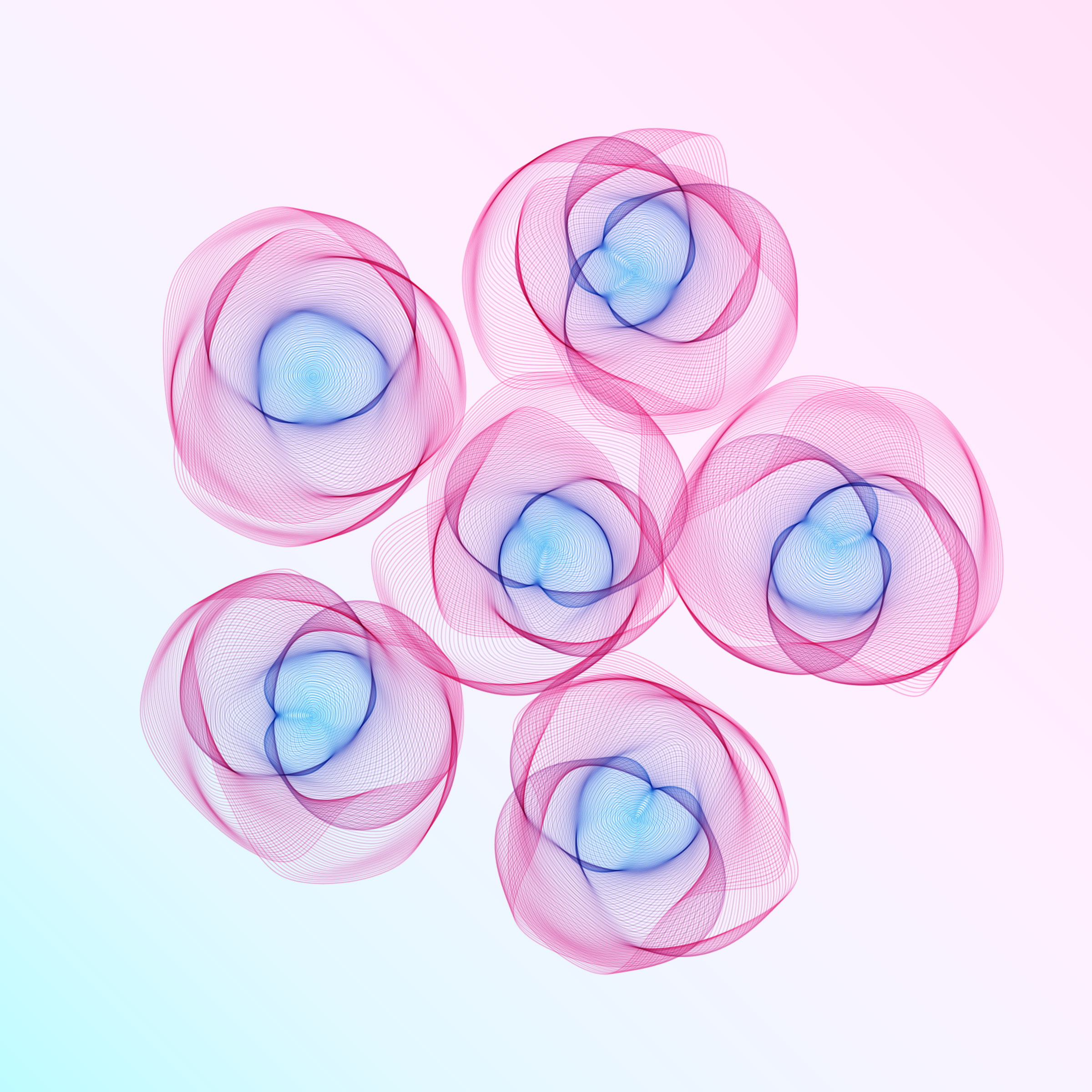 Art Blocks - Art Blocks v2 - Flowers #3410 - NFT # 116003410