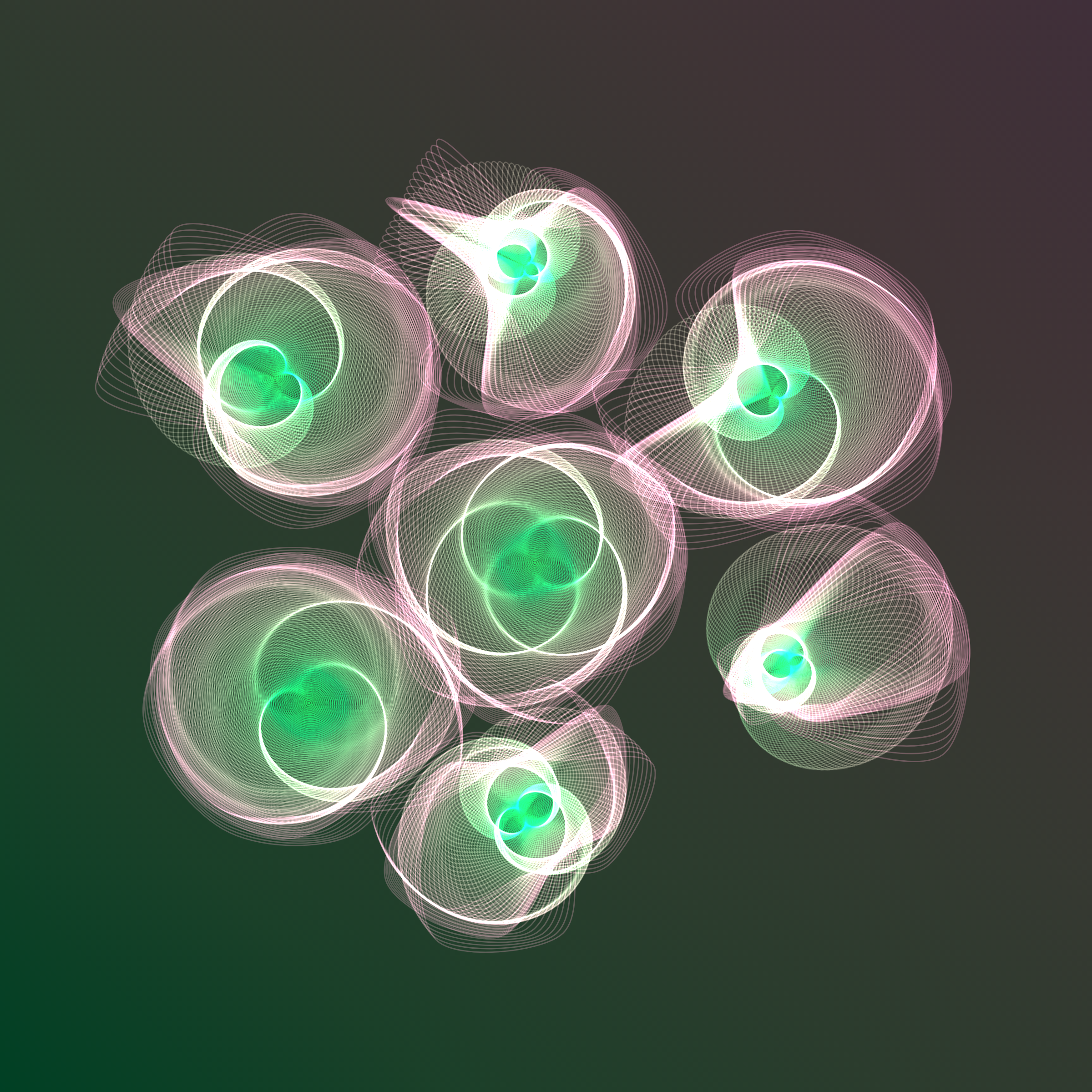 Art Blocks - Art Blocks v2 - Flowers #3411 - NFT # 116003411