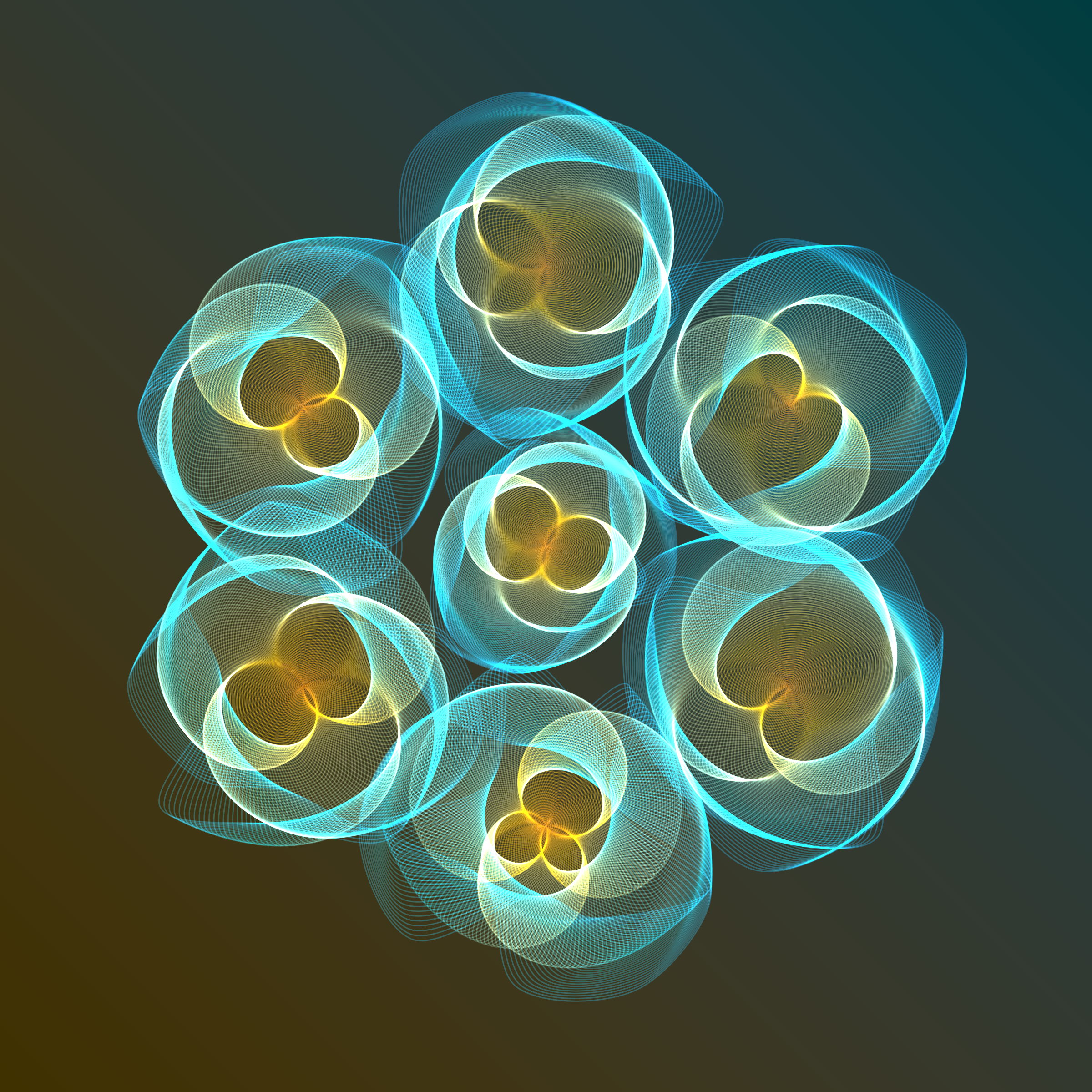 Art Blocks - Art Blocks v2 - Flowers #3415 - NFT # 116003415