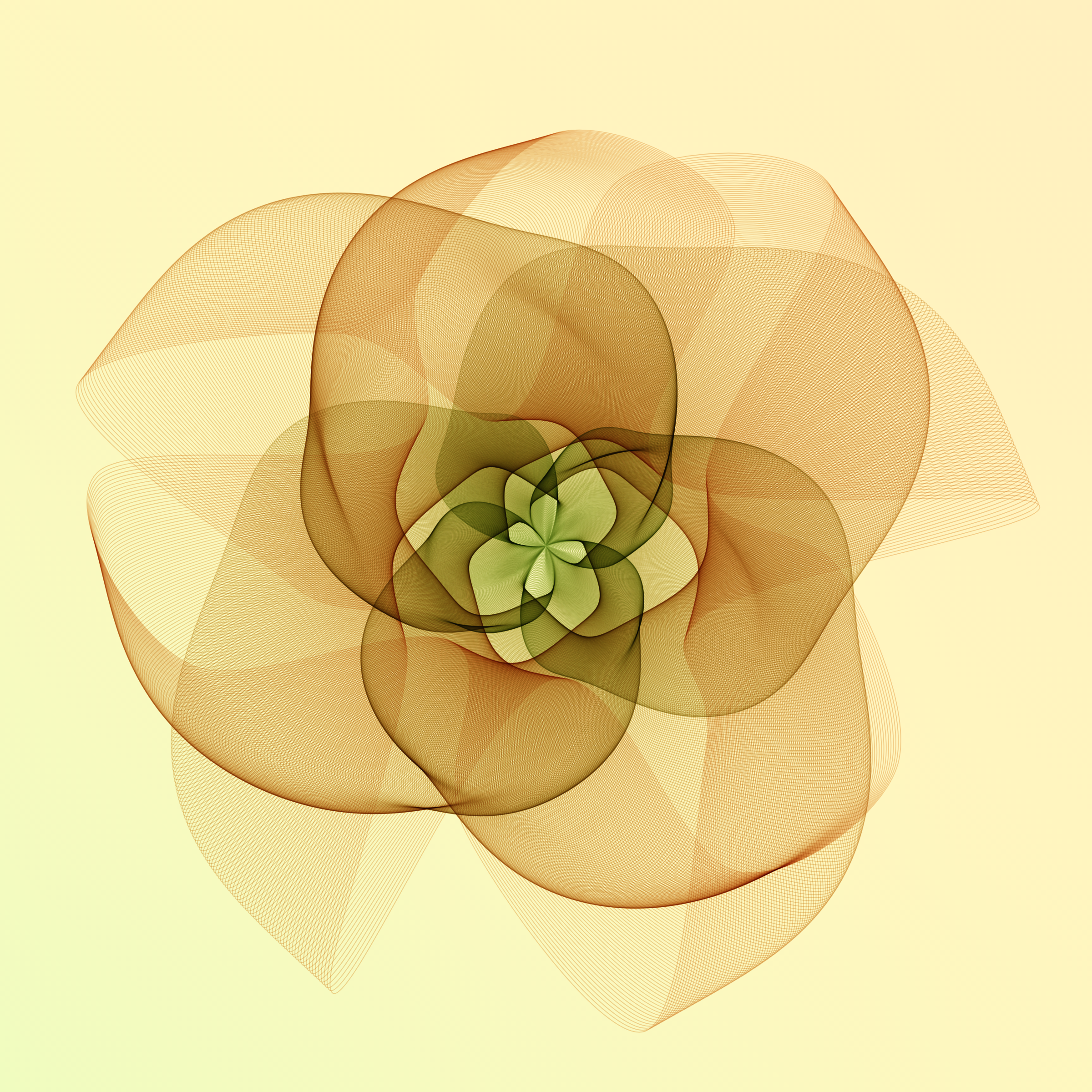 Art Blocks - Art Blocks v2 - Flowers #3418 - NFT # 116003418