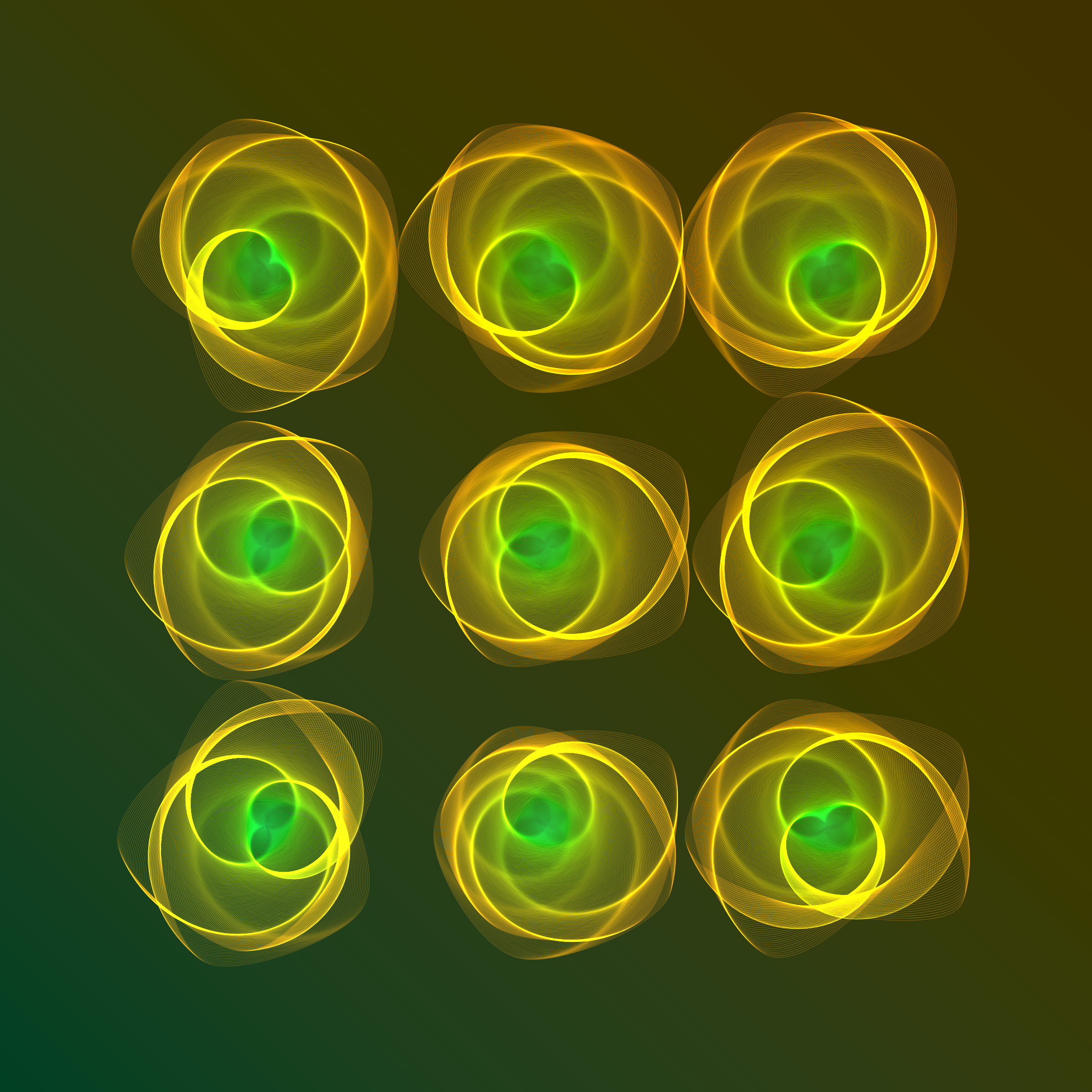 Art Blocks - Art Blocks v2 - Flowers #3432 - NFT # 116003432