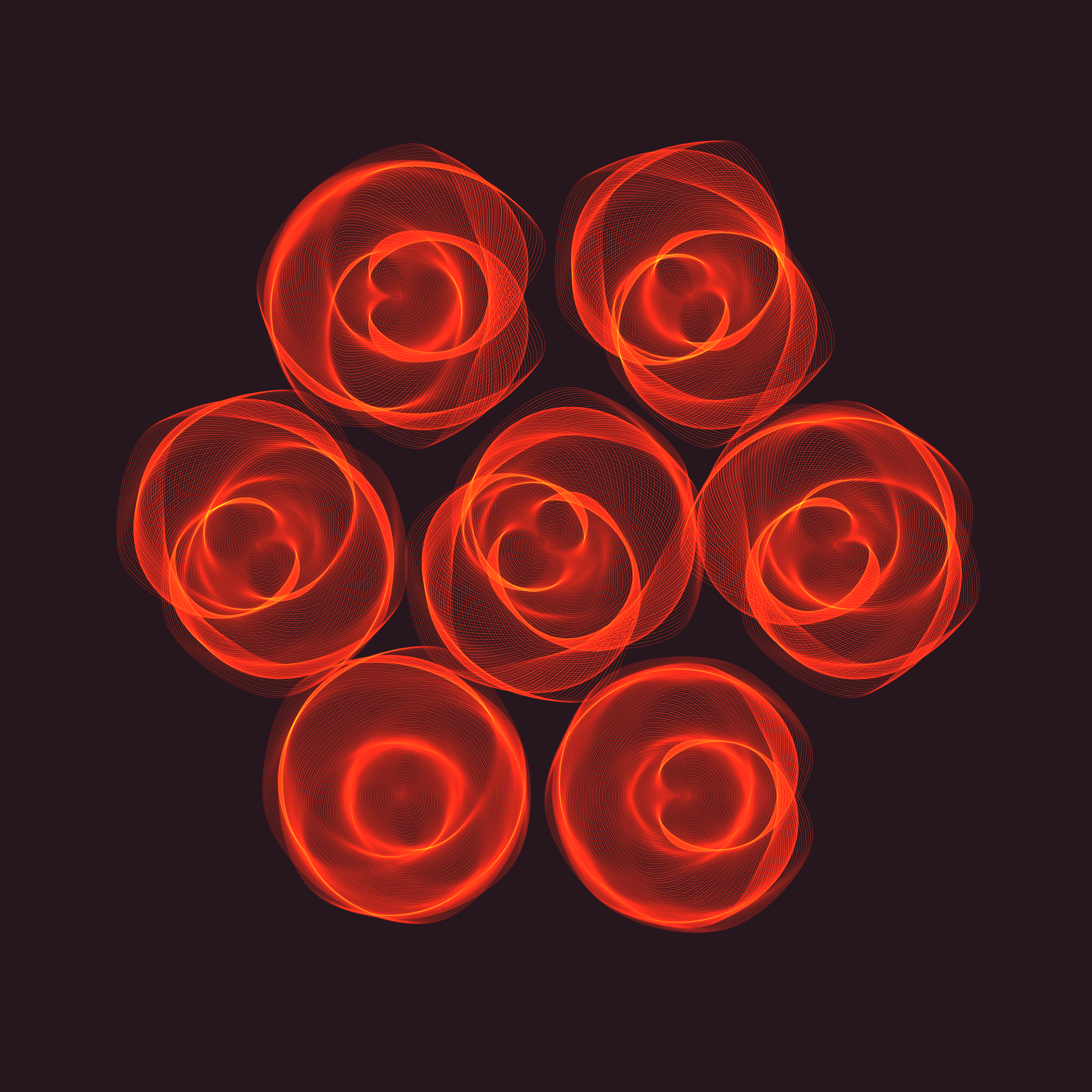 Art Blocks - Art Blocks v2 - Flowers #3434 - NFT # 116003434