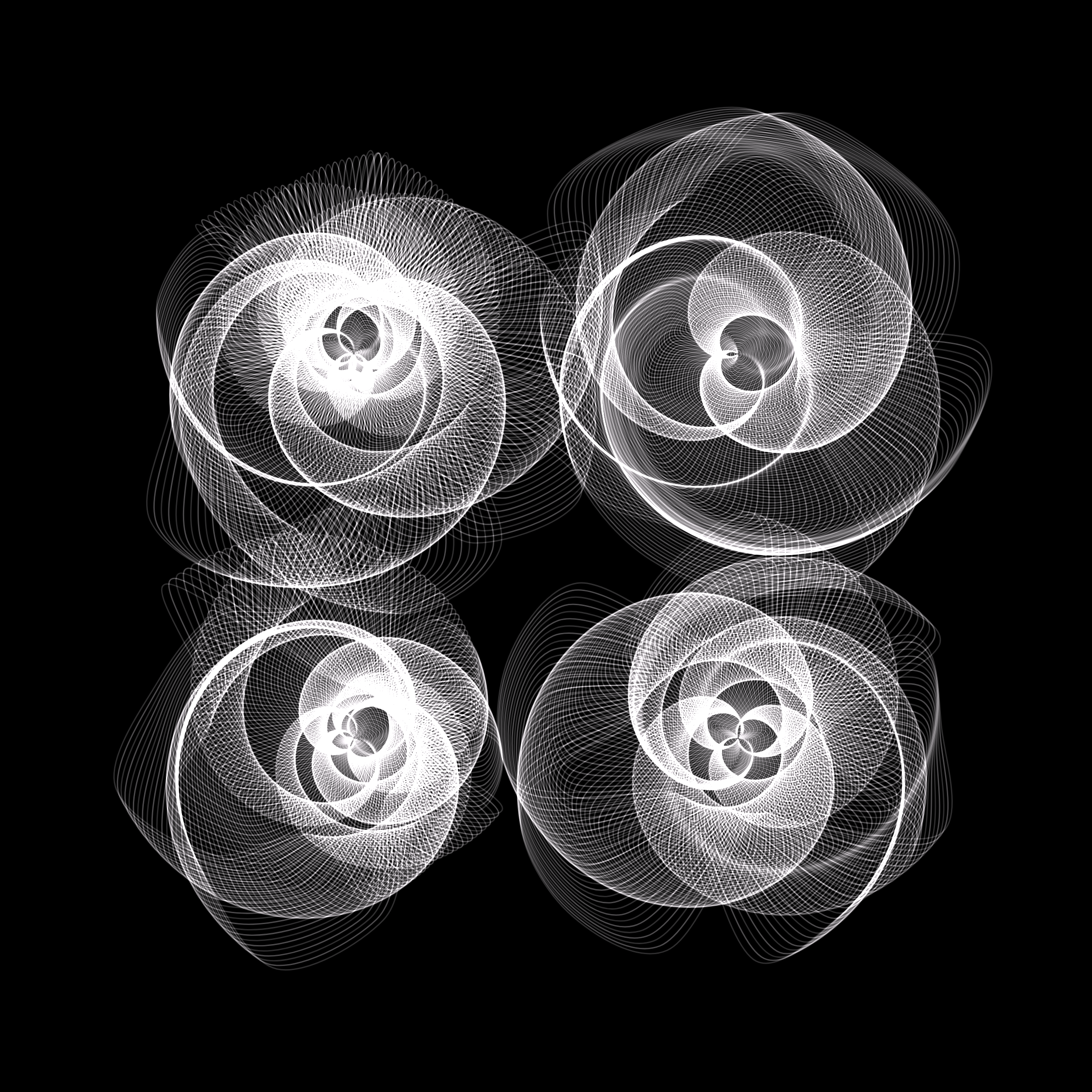 Art Blocks - Art Blocks v2 - Flowers #3436 - NFT # 116003436