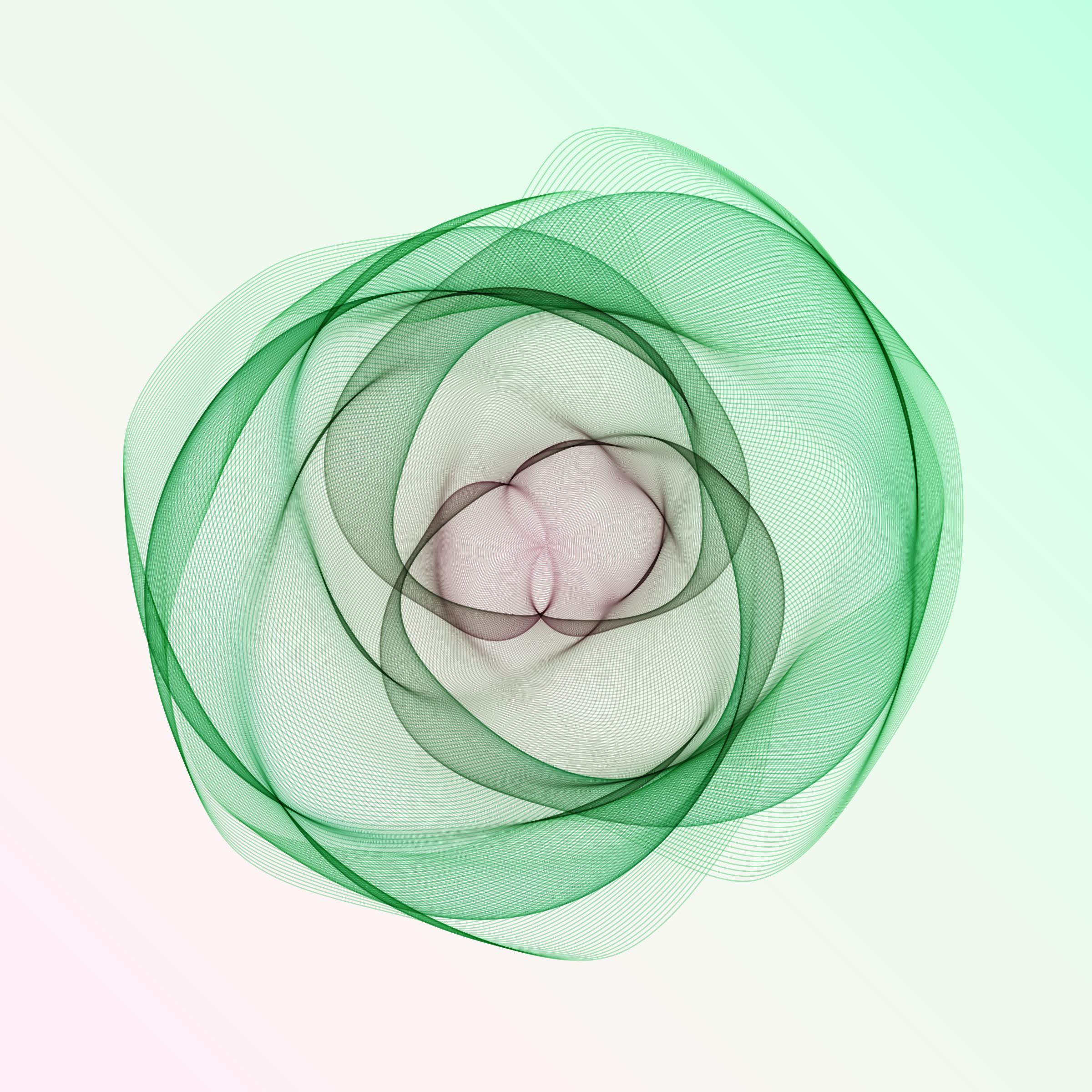 Art Blocks - Art Blocks v2 - Flowers #3439 - NFT # 116003439