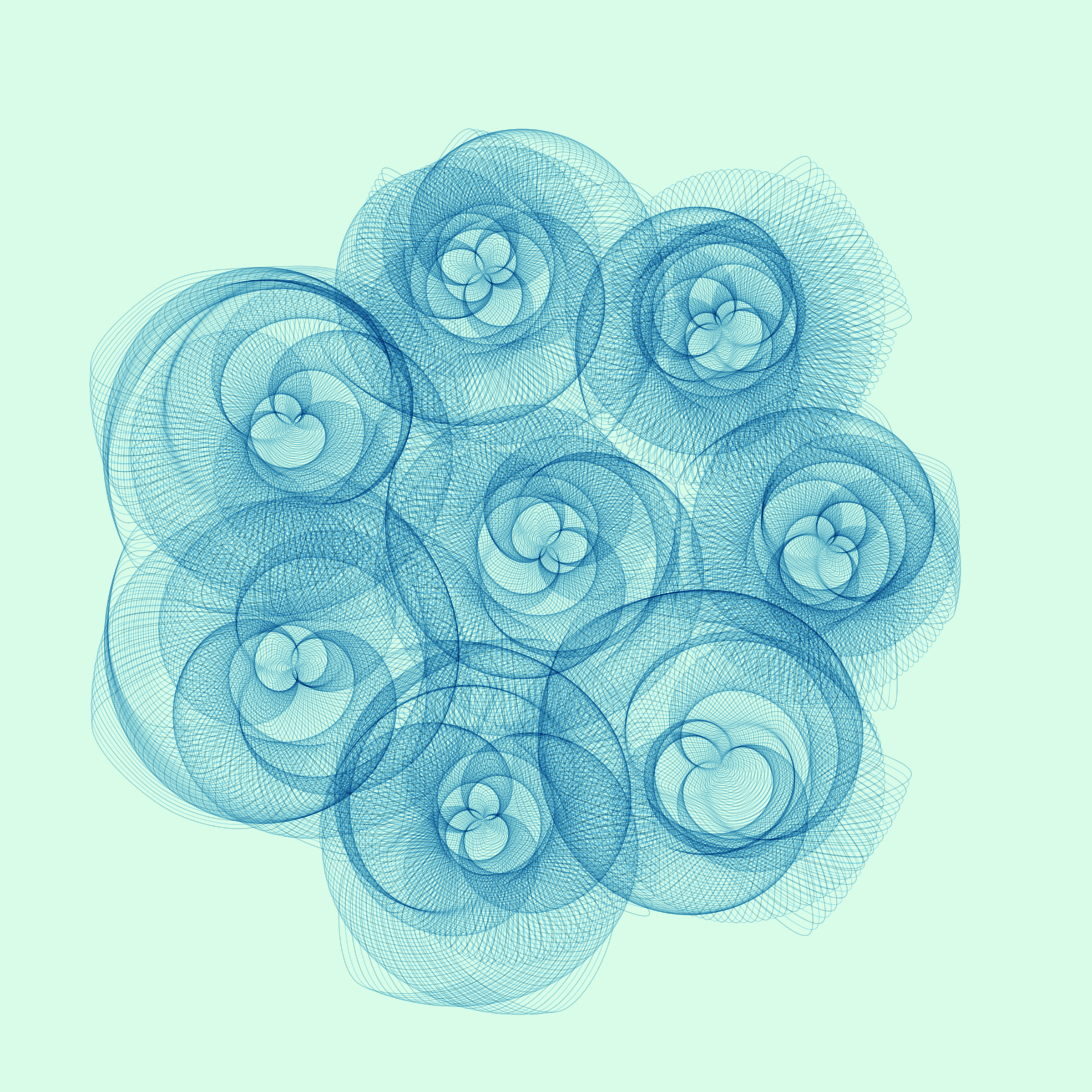 Art Blocks - Art Blocks v2 - Flowers #3446 - NFT # 116003446