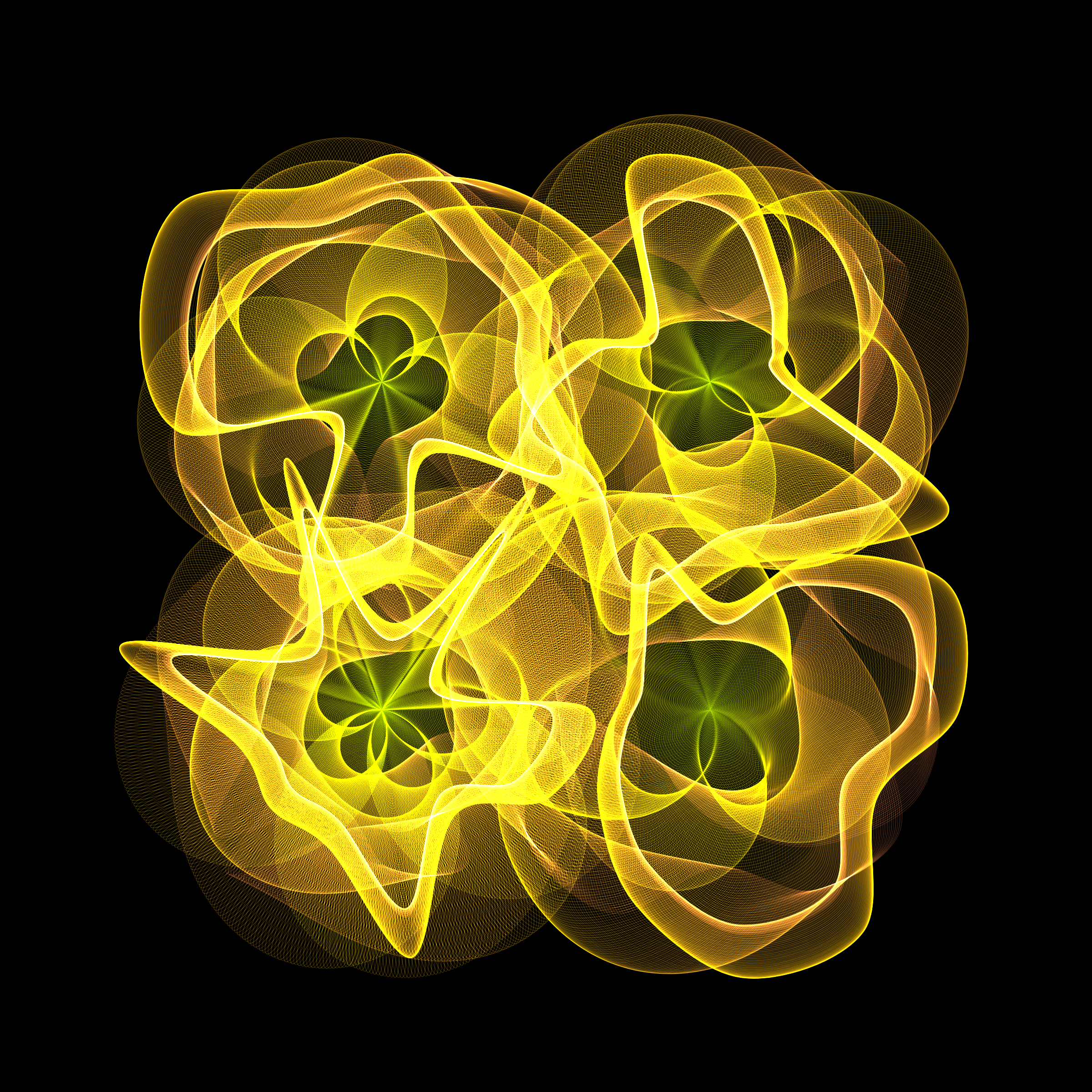 Art Blocks - Art Blocks v2 - Flowers #3447 - NFT # 116003447