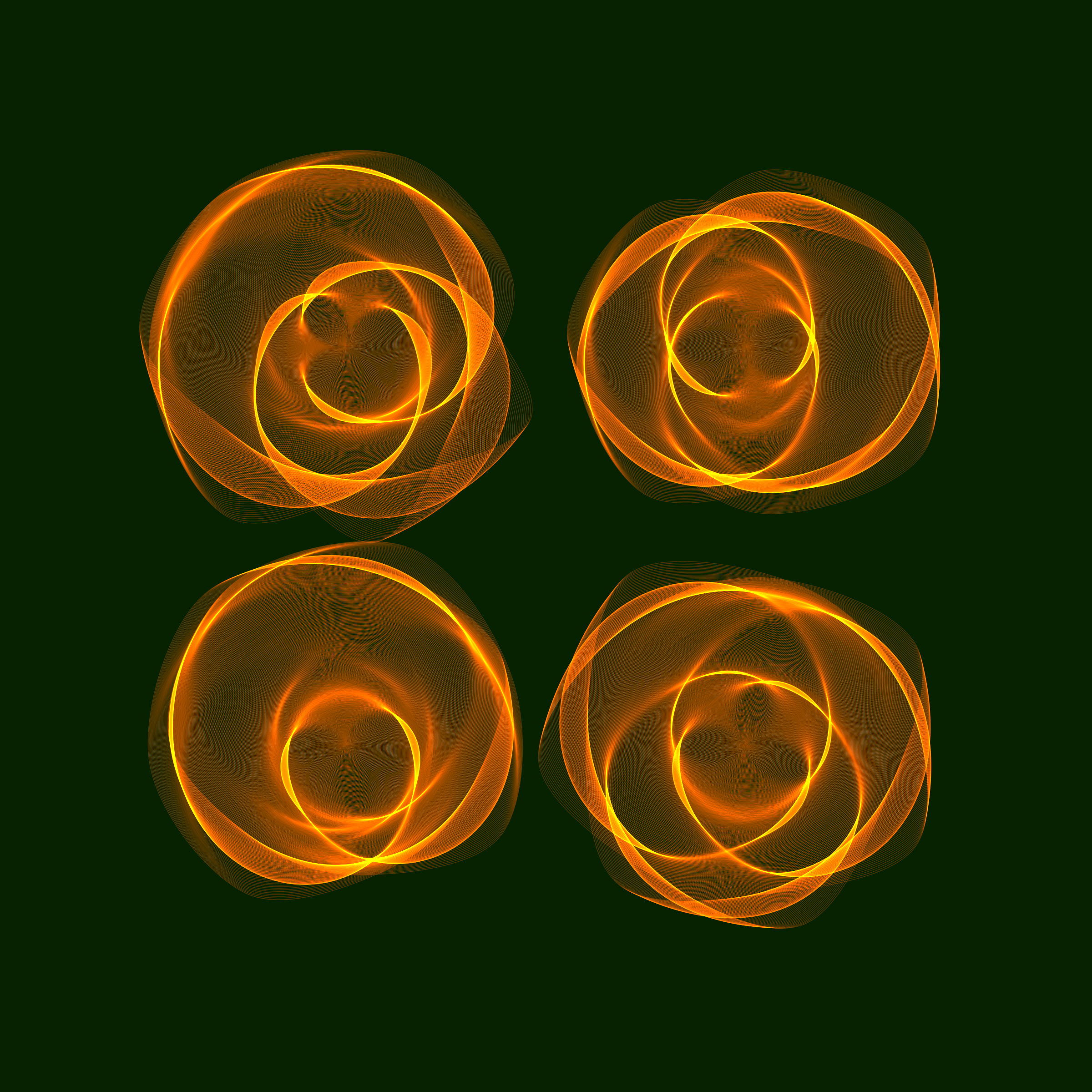 Art Blocks - Art Blocks v2 - Flowers #3448 - NFT # 116003448