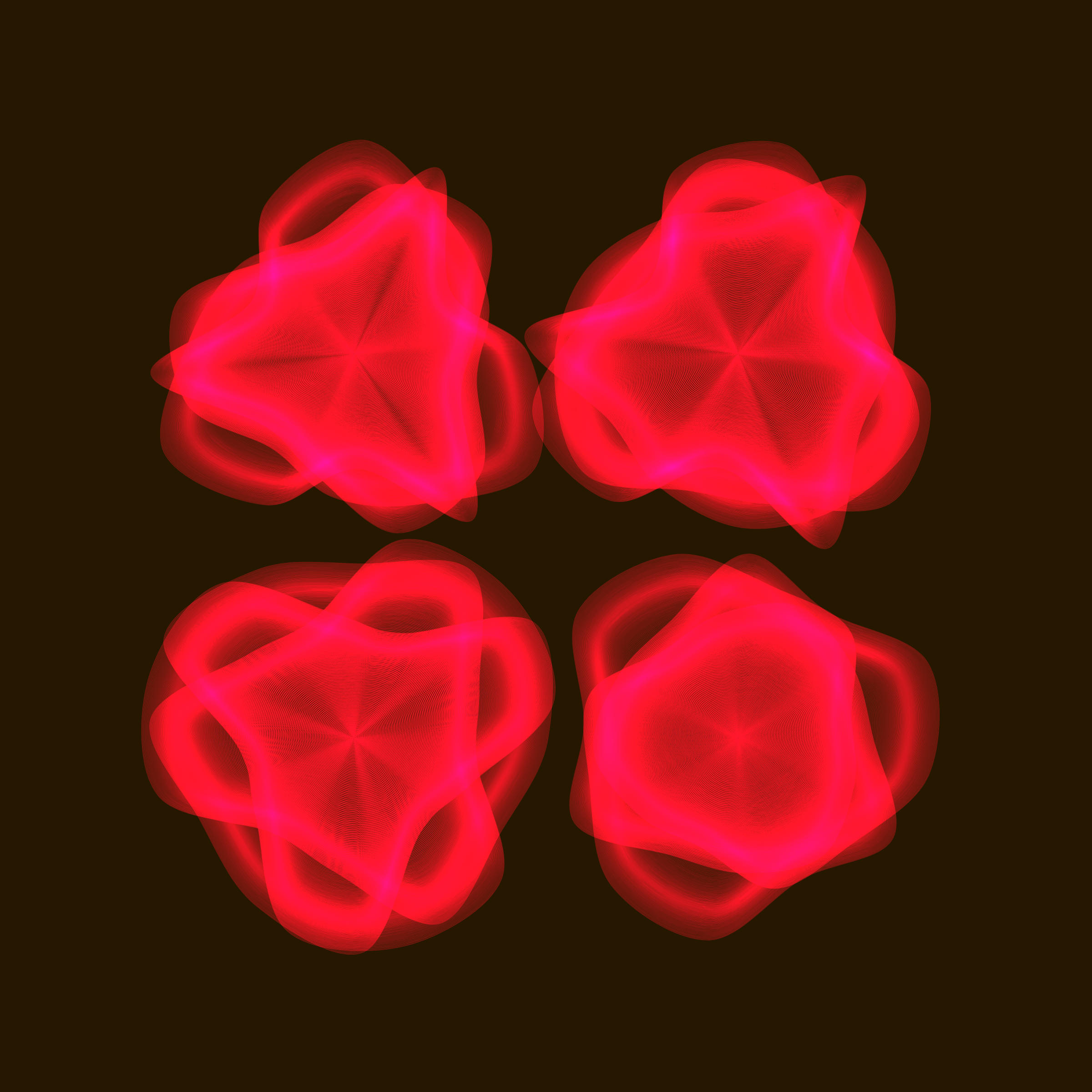 Art Blocks - Art Blocks v2 - Flowers #3454 - NFT # 116003454