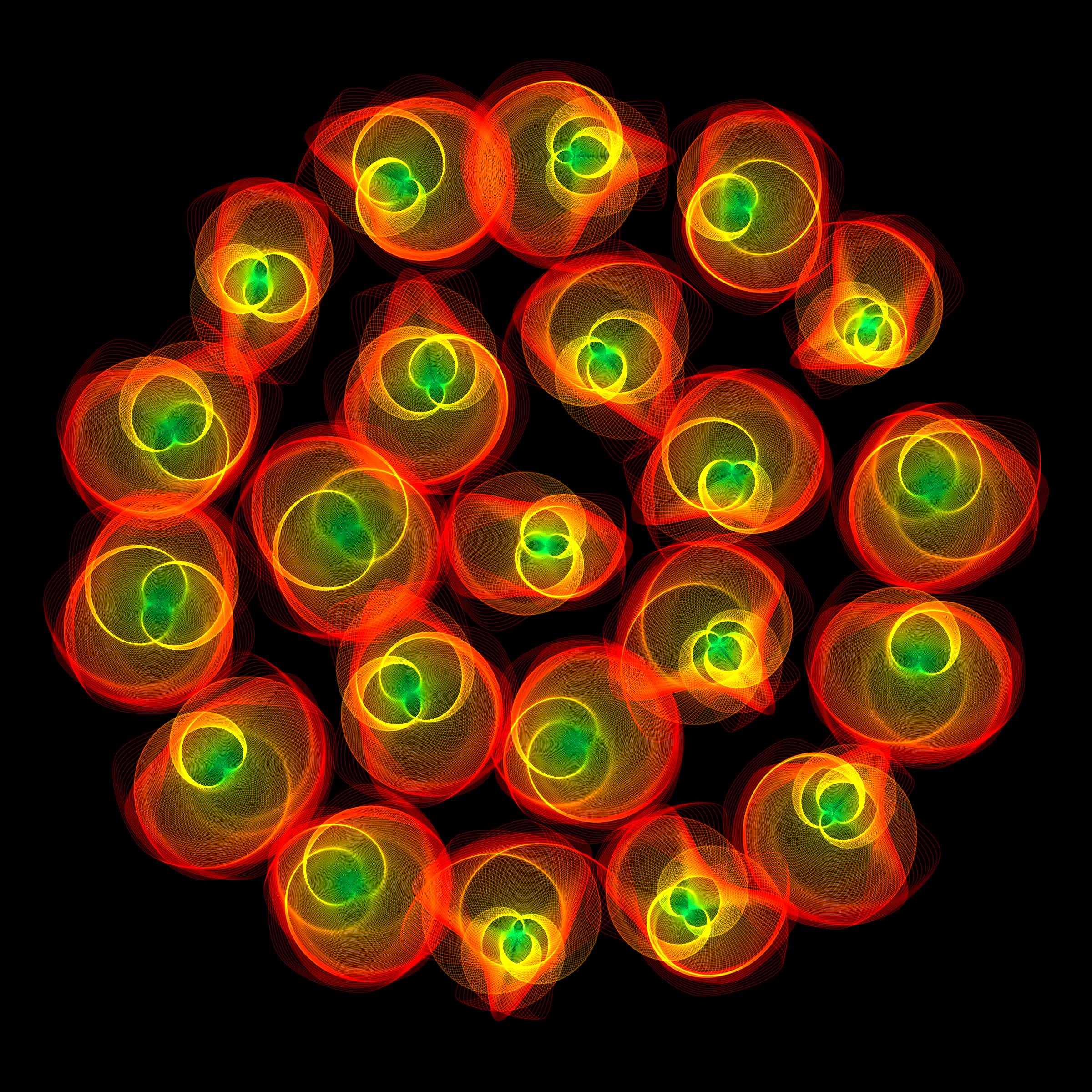 Art Blocks - Art Blocks v2 - Flowers #3463 - NFT # 116003463