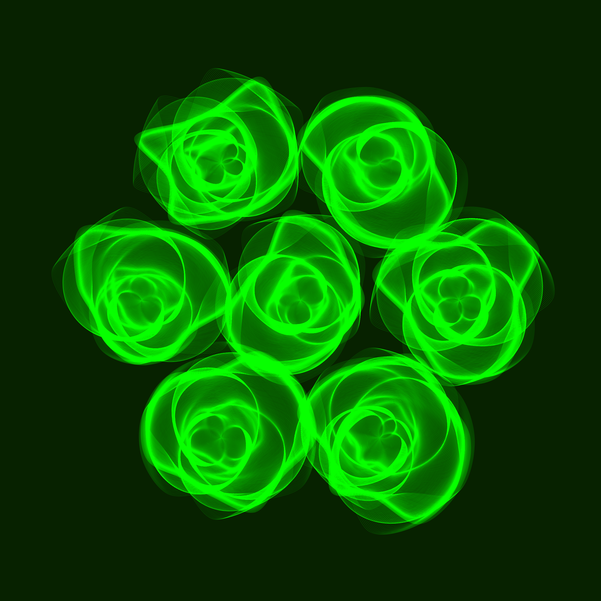 Art Blocks - Art Blocks v2 - Flowers #3466 - NFT # 116003466