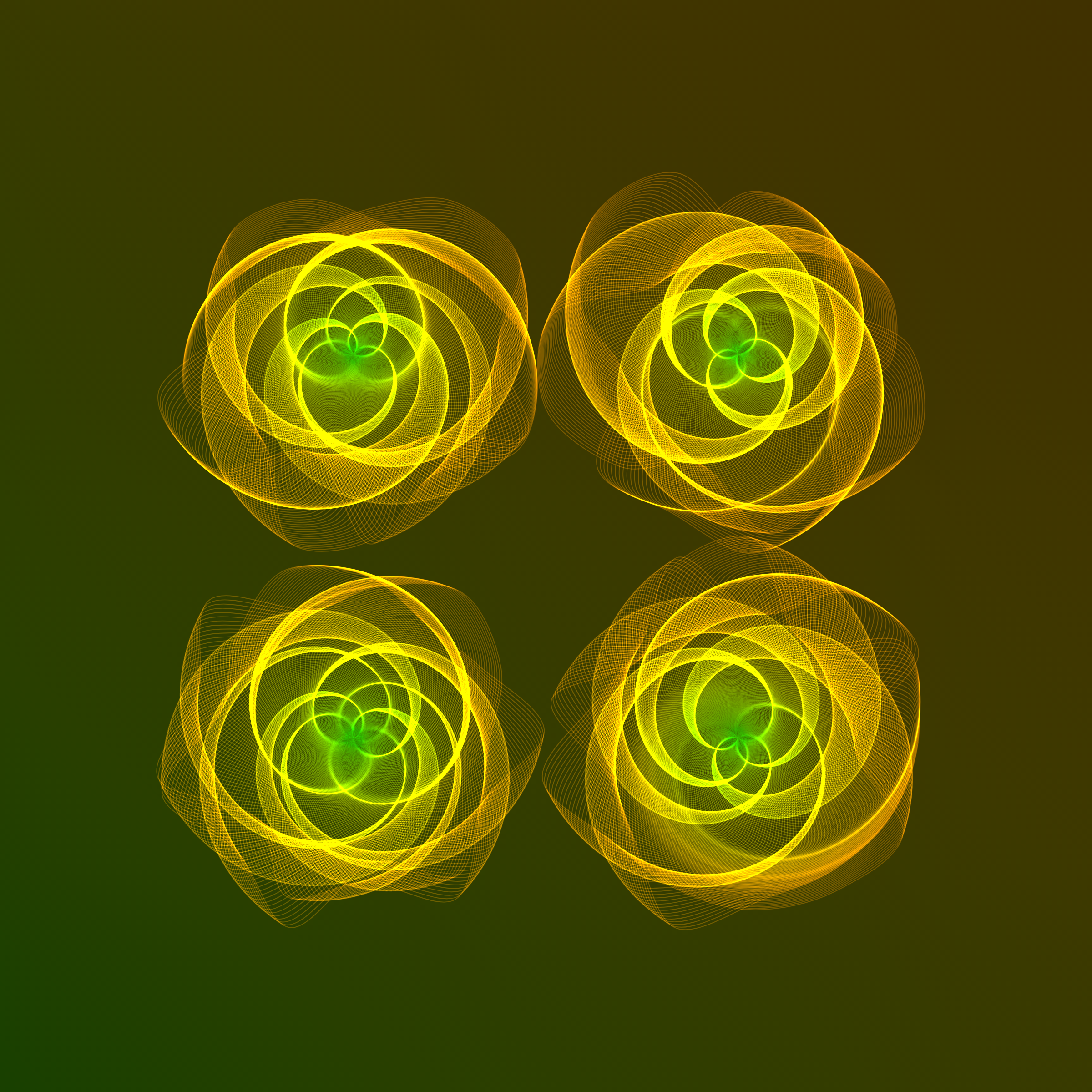 Art Blocks - Art Blocks v2 - Flowers #3467 - NFT # 116003467