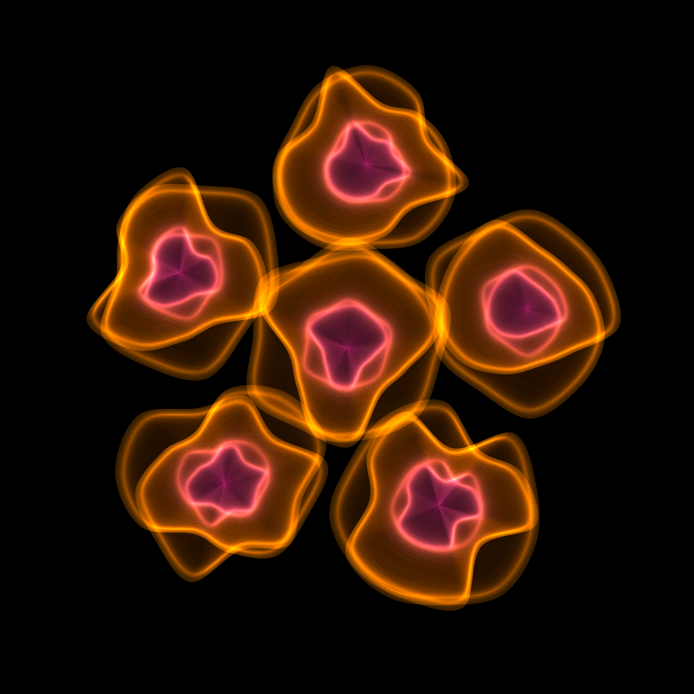 Art Blocks - Art Blocks v2 - Flowers #3470 - NFT # 116003470