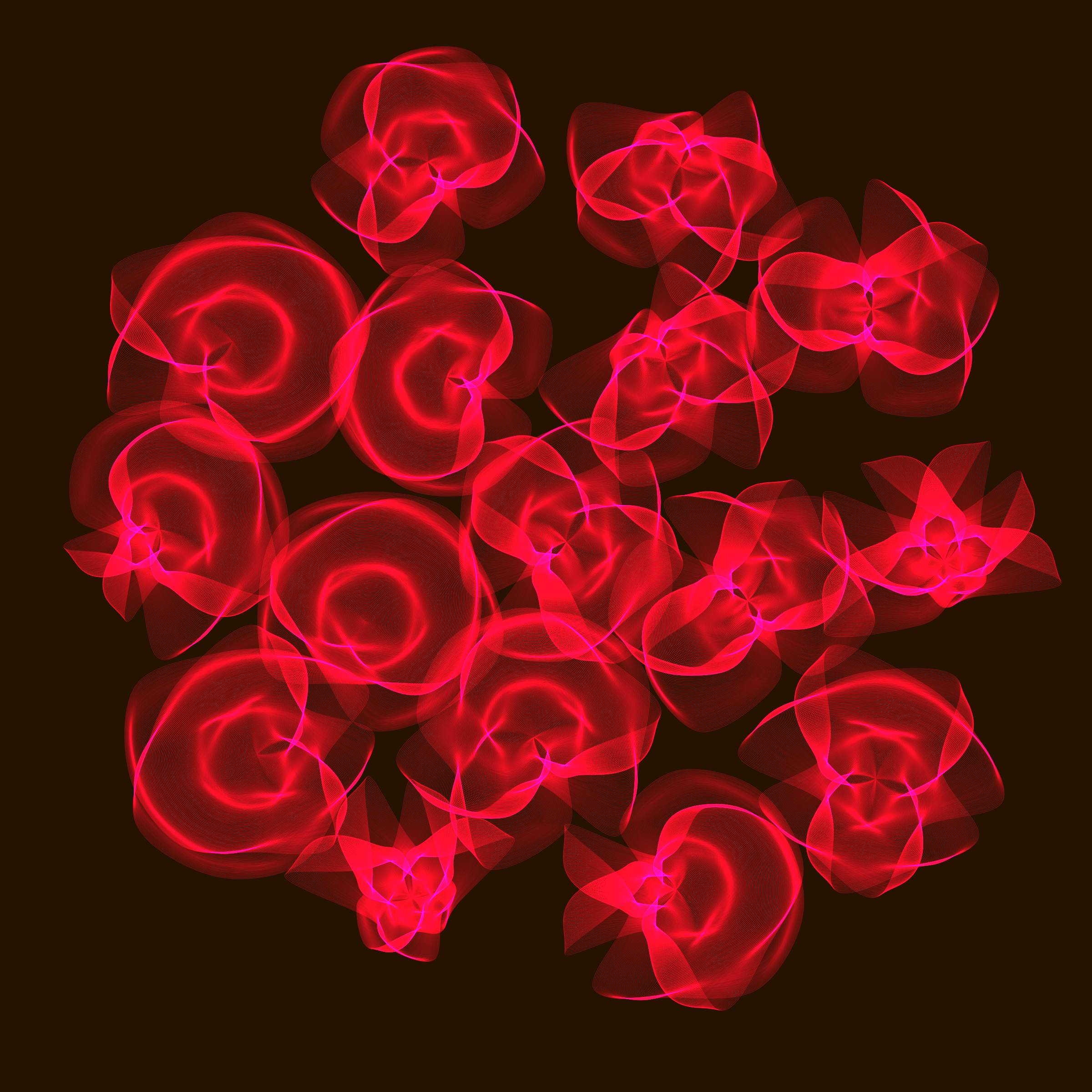 Art Blocks - Art Blocks v2 - Flowers #3475 - NFT # 116003475