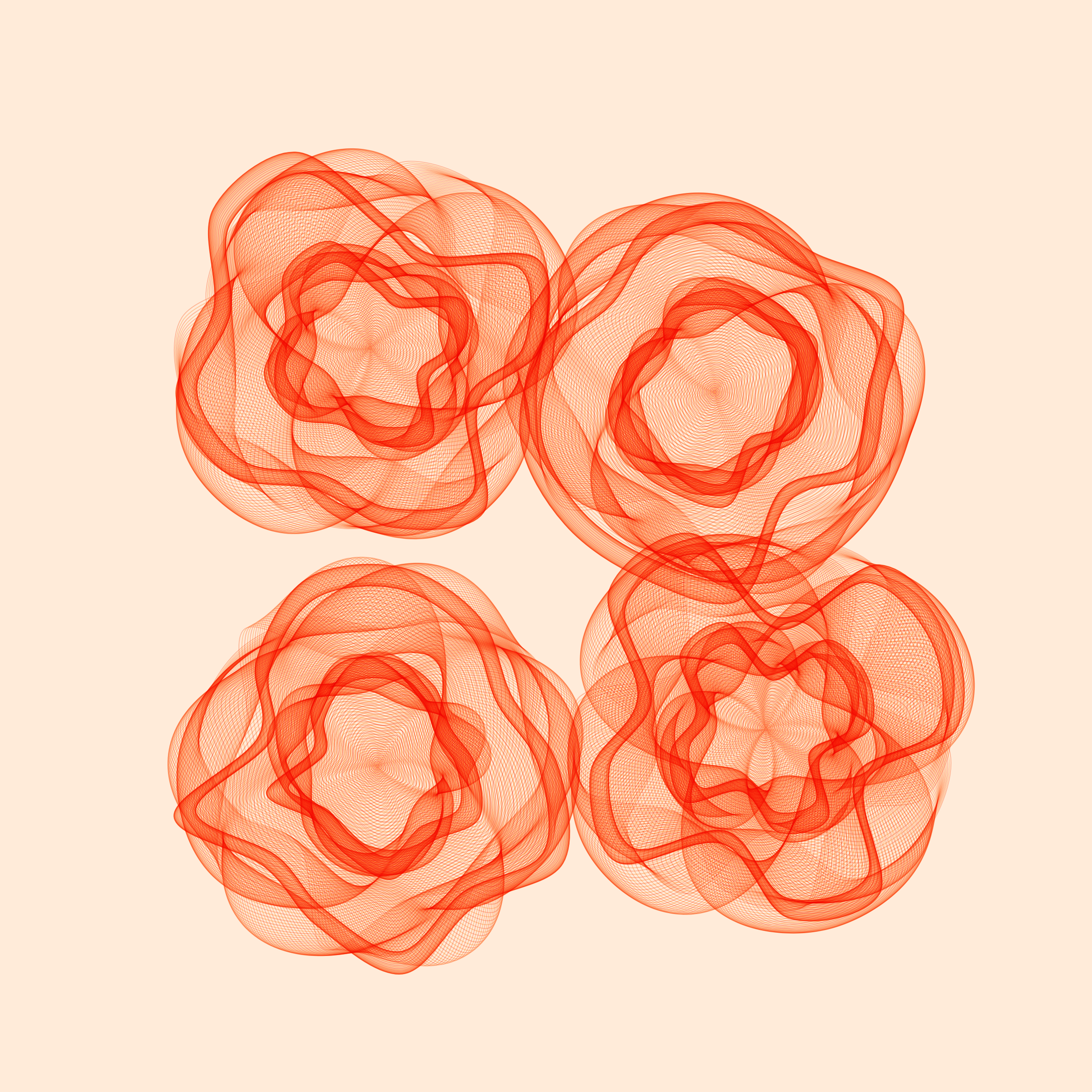 Art Blocks - Art Blocks v2 - Flowers #3476 - NFT # 116003476