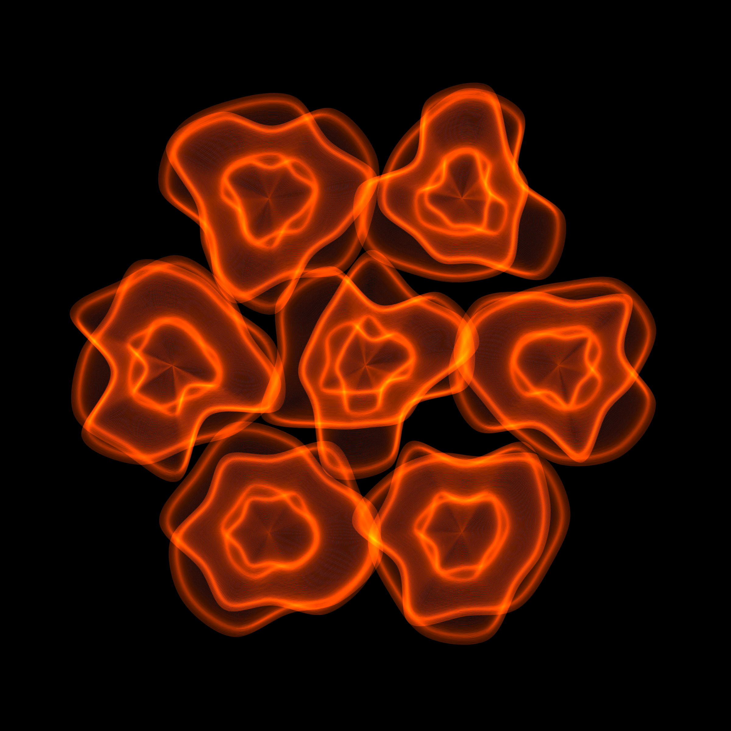 Art Blocks - Art Blocks v2 - Flowers #3484 - NFT # 116003484