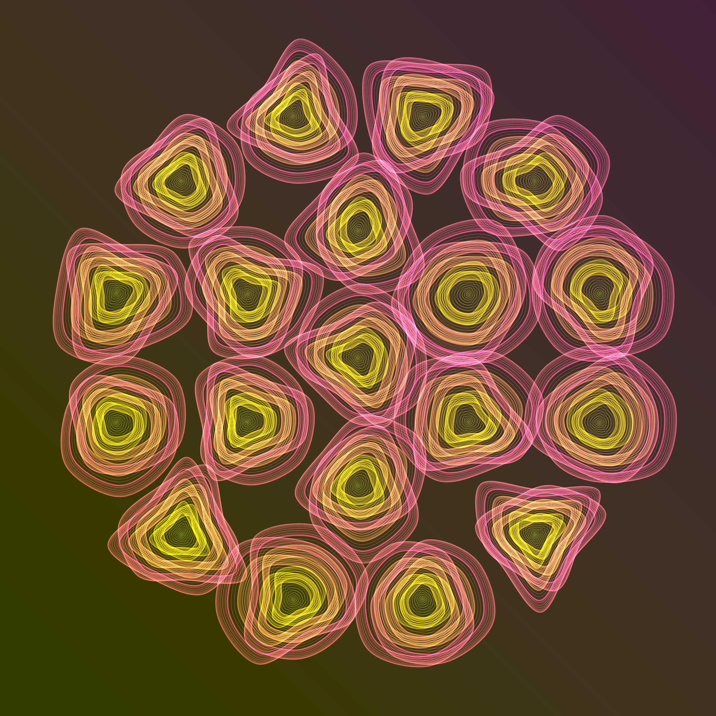 Art Blocks - Art Blocks v2 - Flowers #3487 - NFT # 116003487