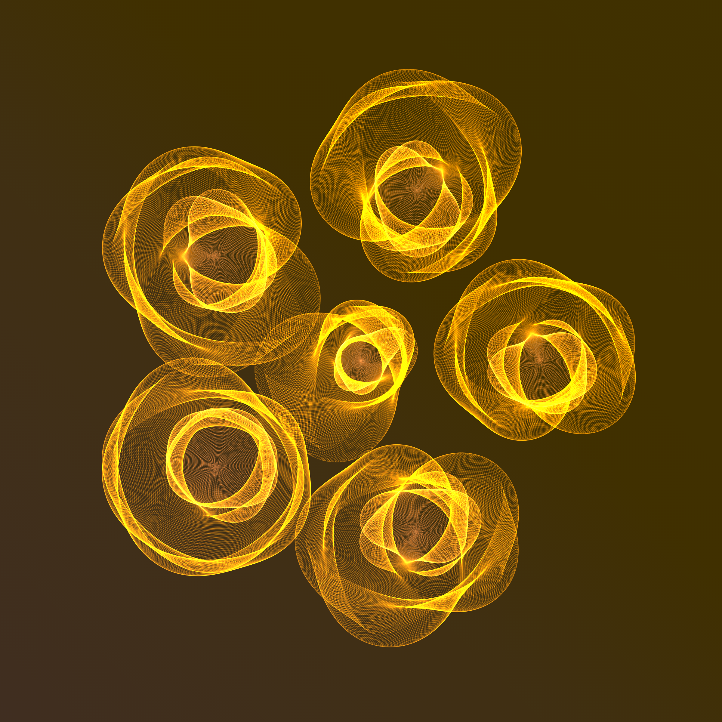 Art Blocks - Art Blocks v2 - Flowers #3492 - NFT # 116003492