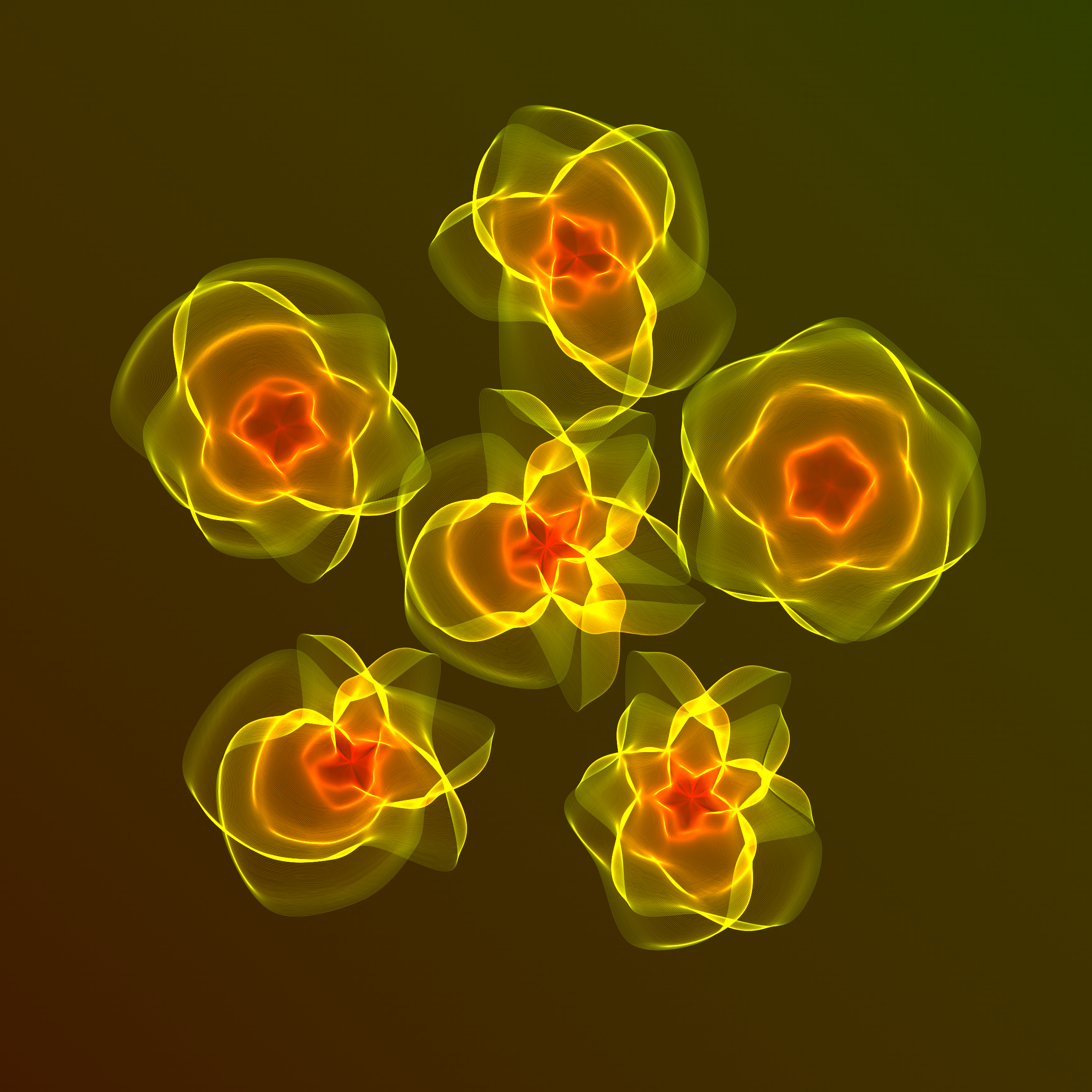 Art Blocks - Art Blocks v2 - Flowers #3494 - NFT # 116003494