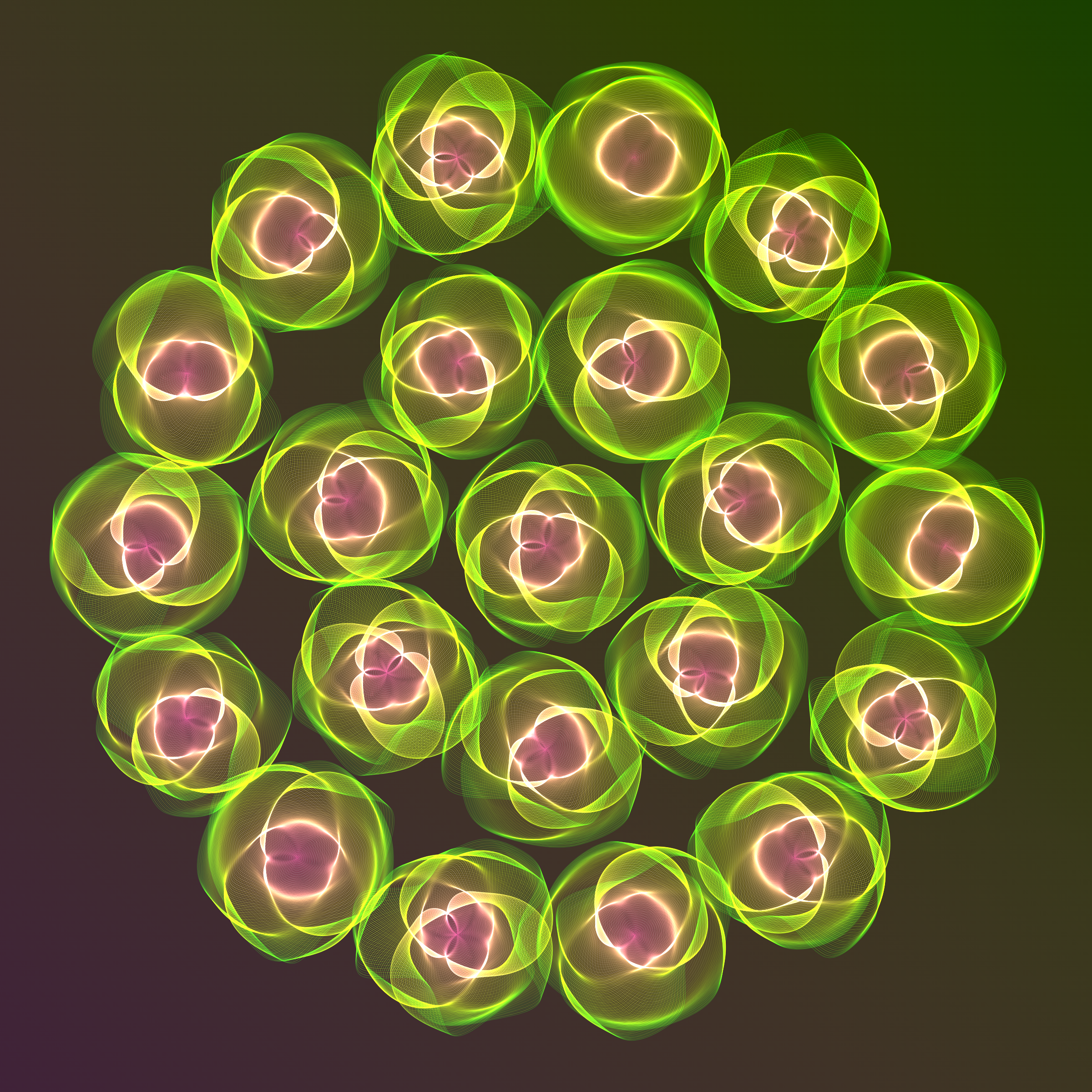 Art Blocks - Art Blocks v2 - Flowers #3501 - NFT # 116003501