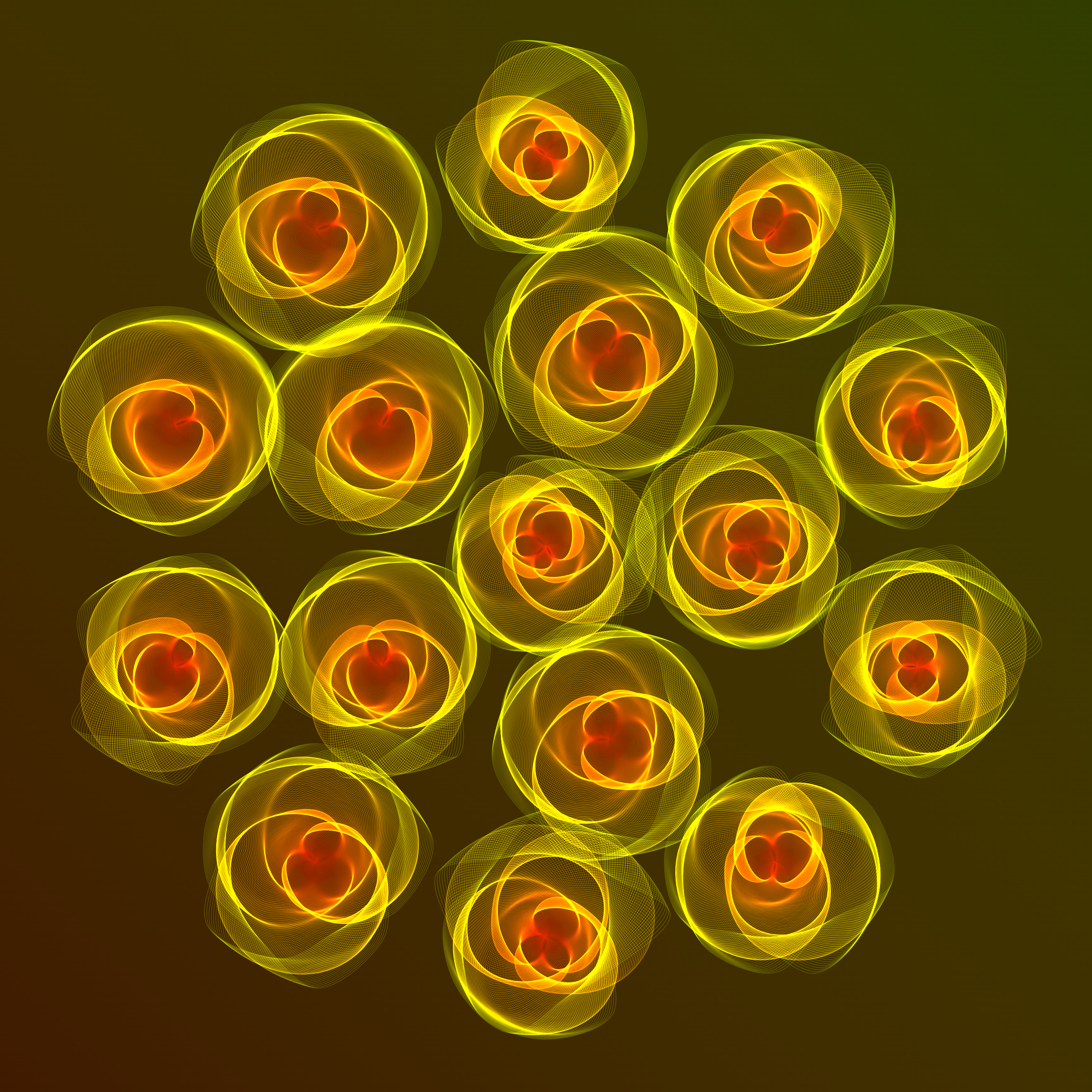 Art Blocks - Art Blocks v2 - Flowers #3509 - NFT # 116003509