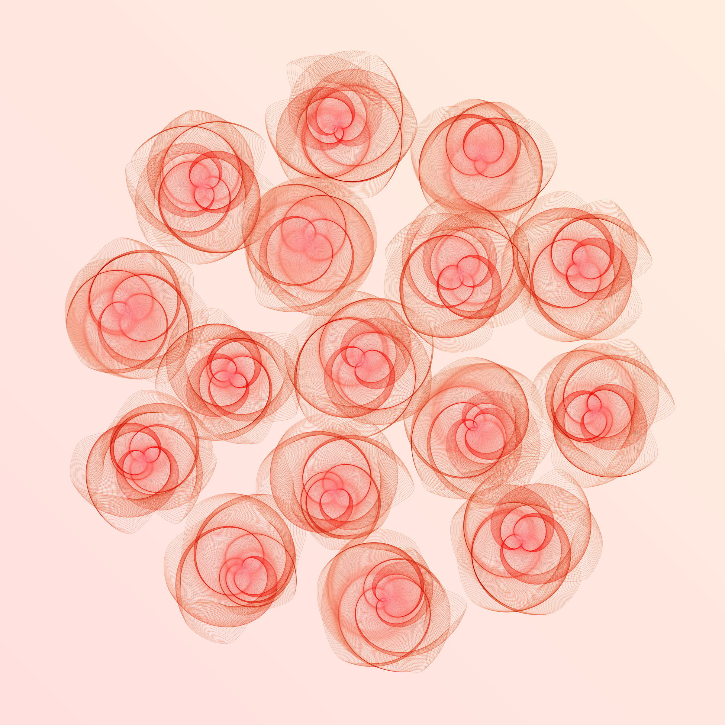 Art Blocks - Art Blocks v2 - Flowers #3516 - NFT # 116003516