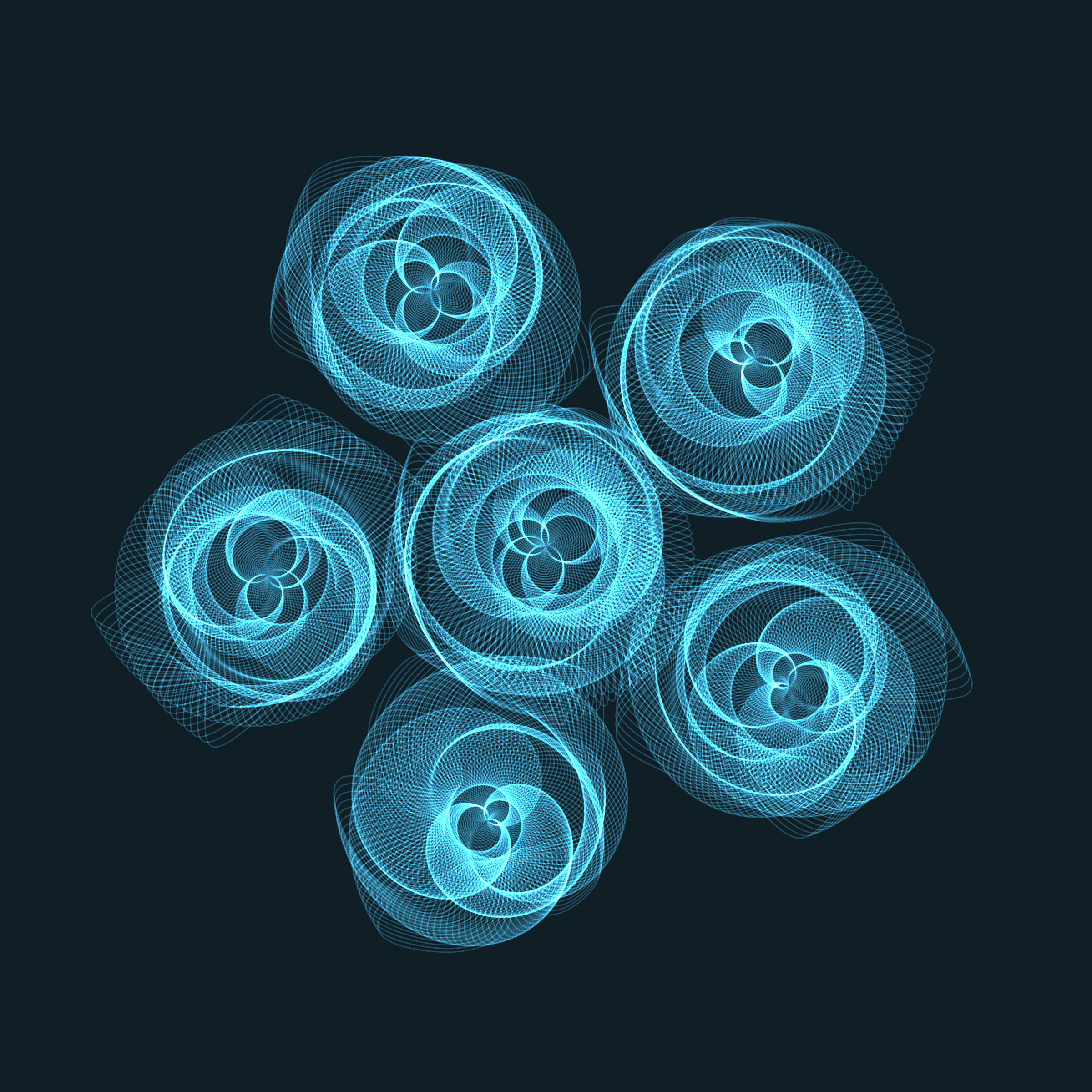 Art Blocks - Art Blocks v2 - Flowers #3517 - NFT # 116003517