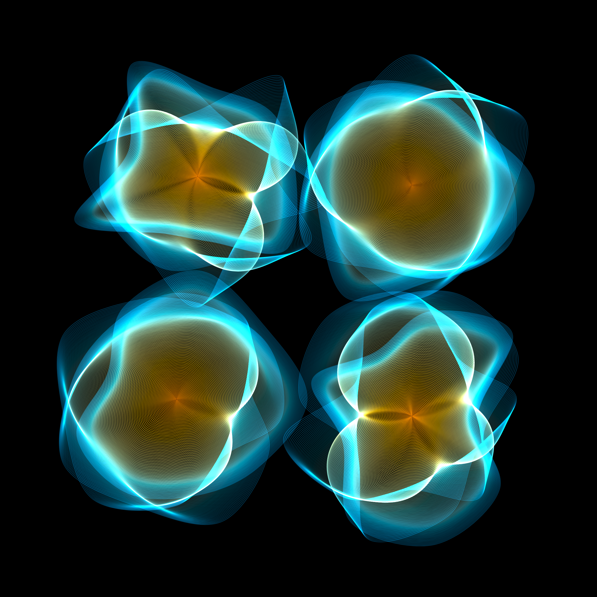 Art Blocks - Art Blocks v2 - Flowers #3521 - NFT # 116003521