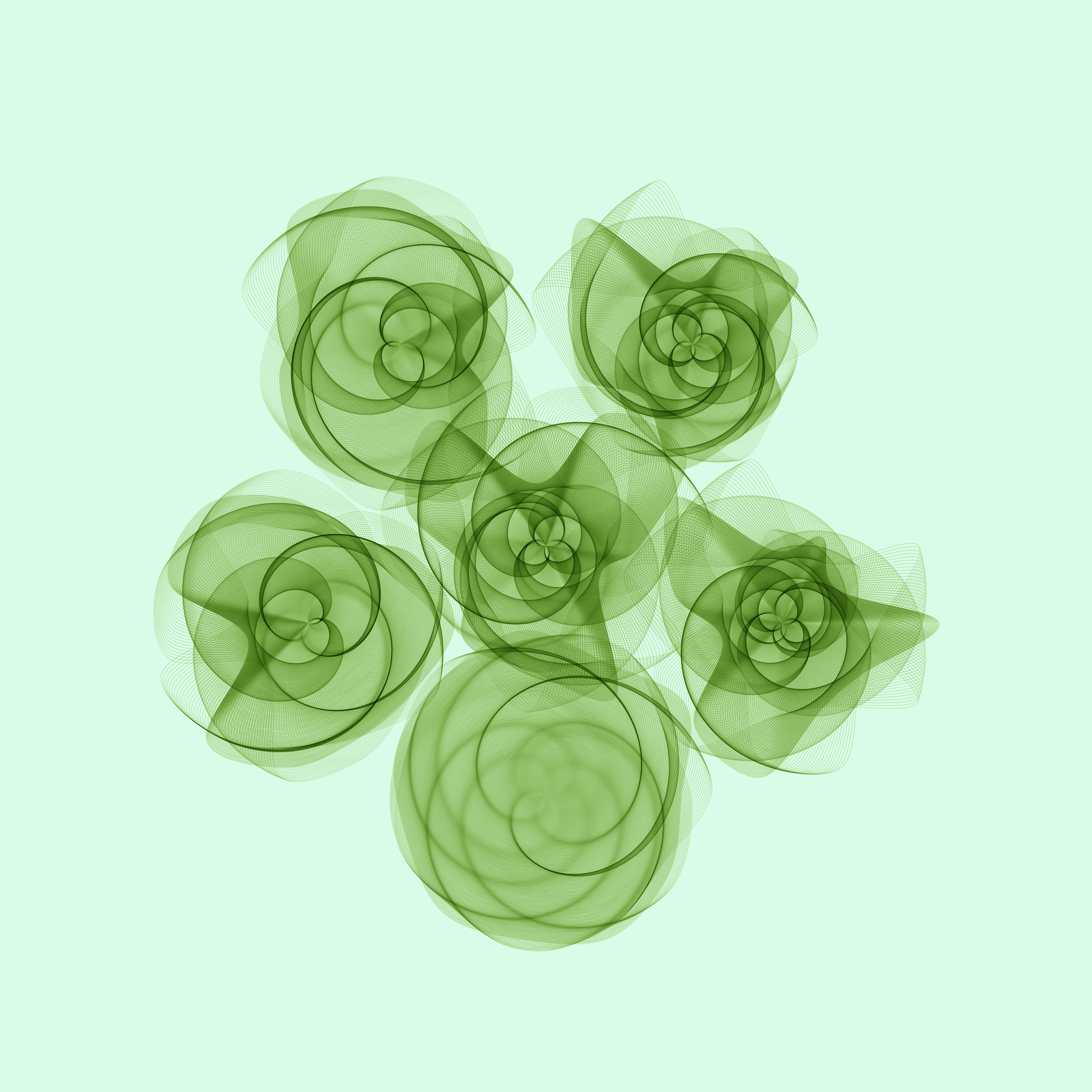 Art Blocks - Art Blocks v2 - Flowers #3525 - NFT # 116003525