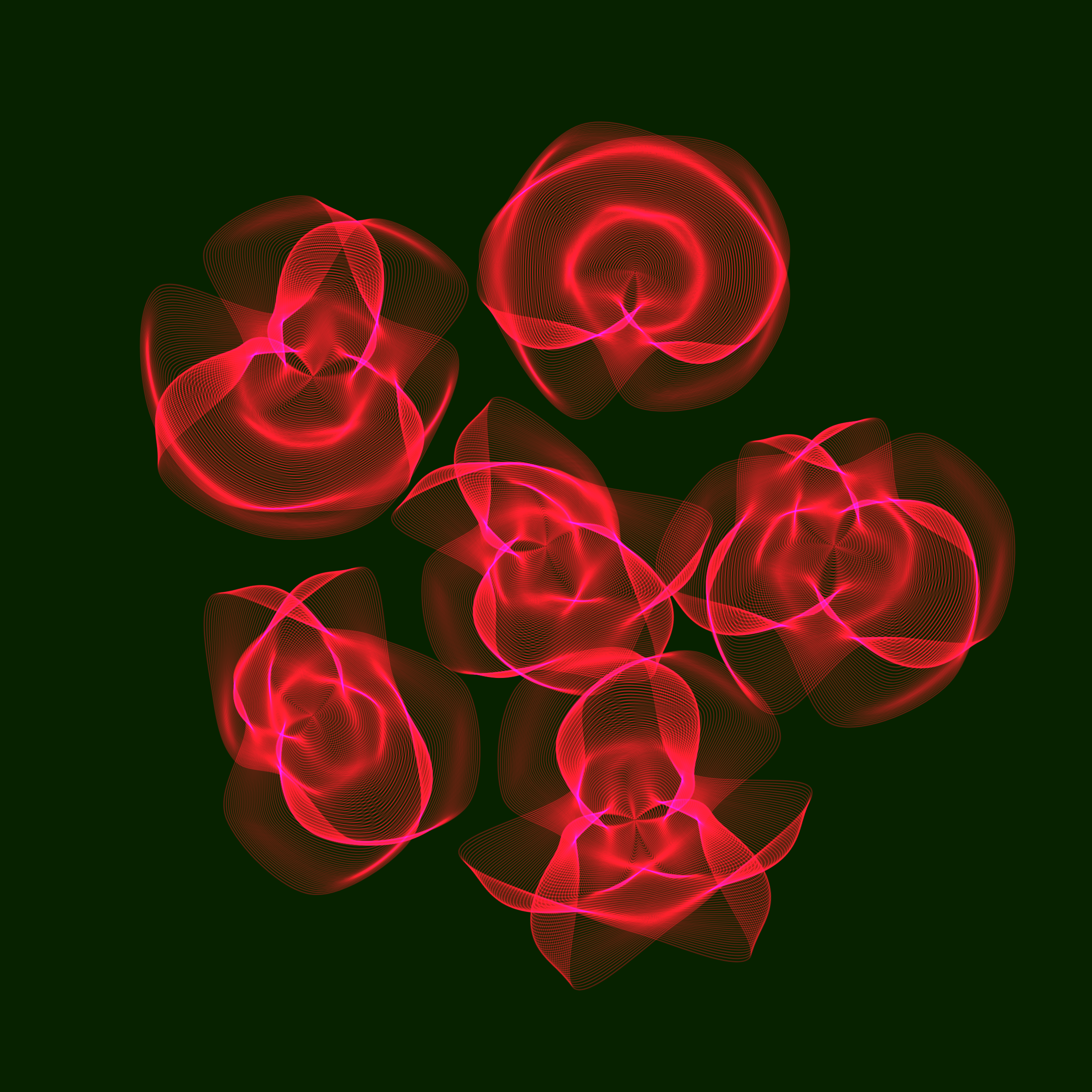 Art Blocks - Art Blocks v2 - Flowers #3528 - NFT # 116003528