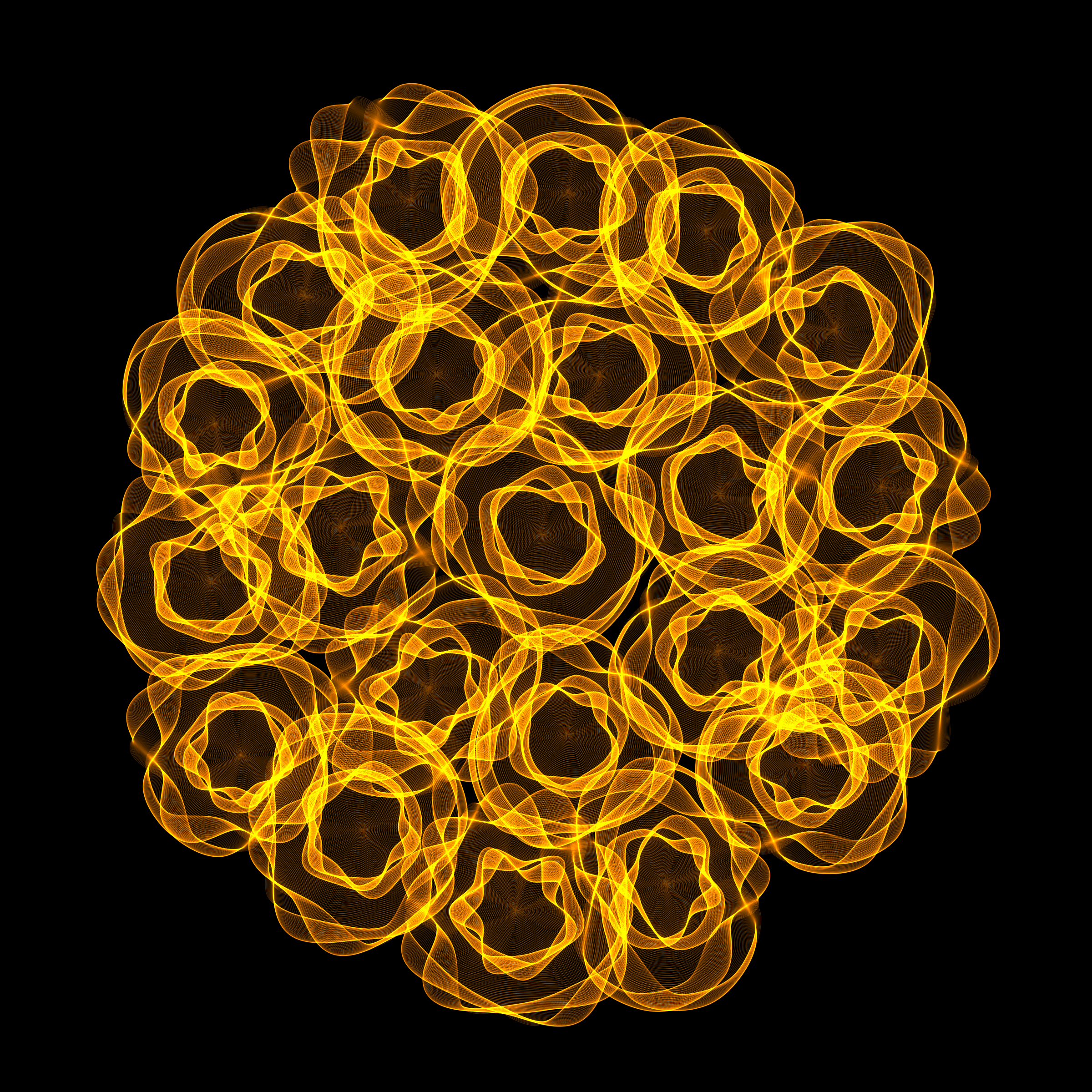 Art Blocks - Art Blocks v2 - Flowers #3542 - NFT # 116003542